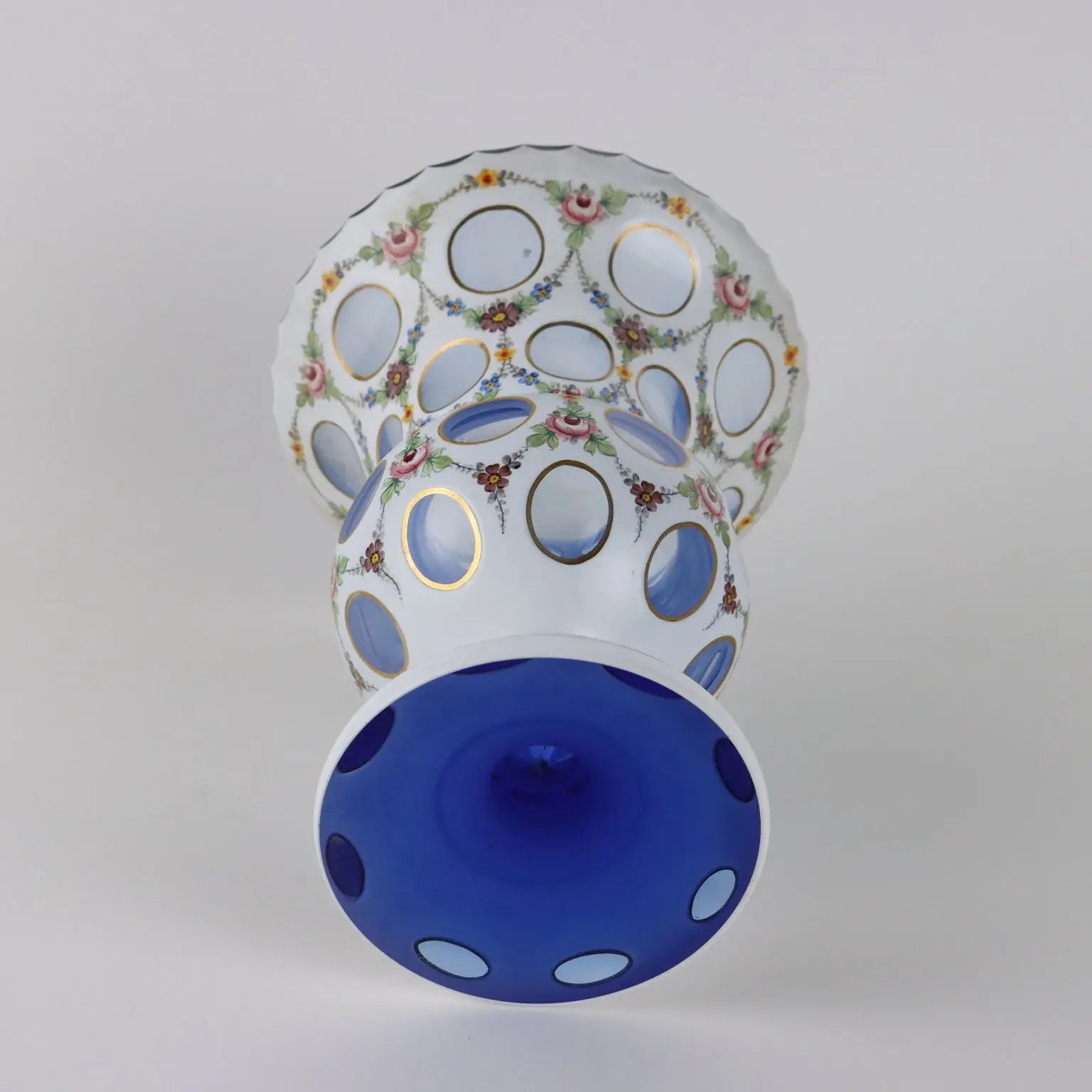 Ancient Bohemian Crystal Vase XX Century - Bohemia, XX Century | Modernism | 