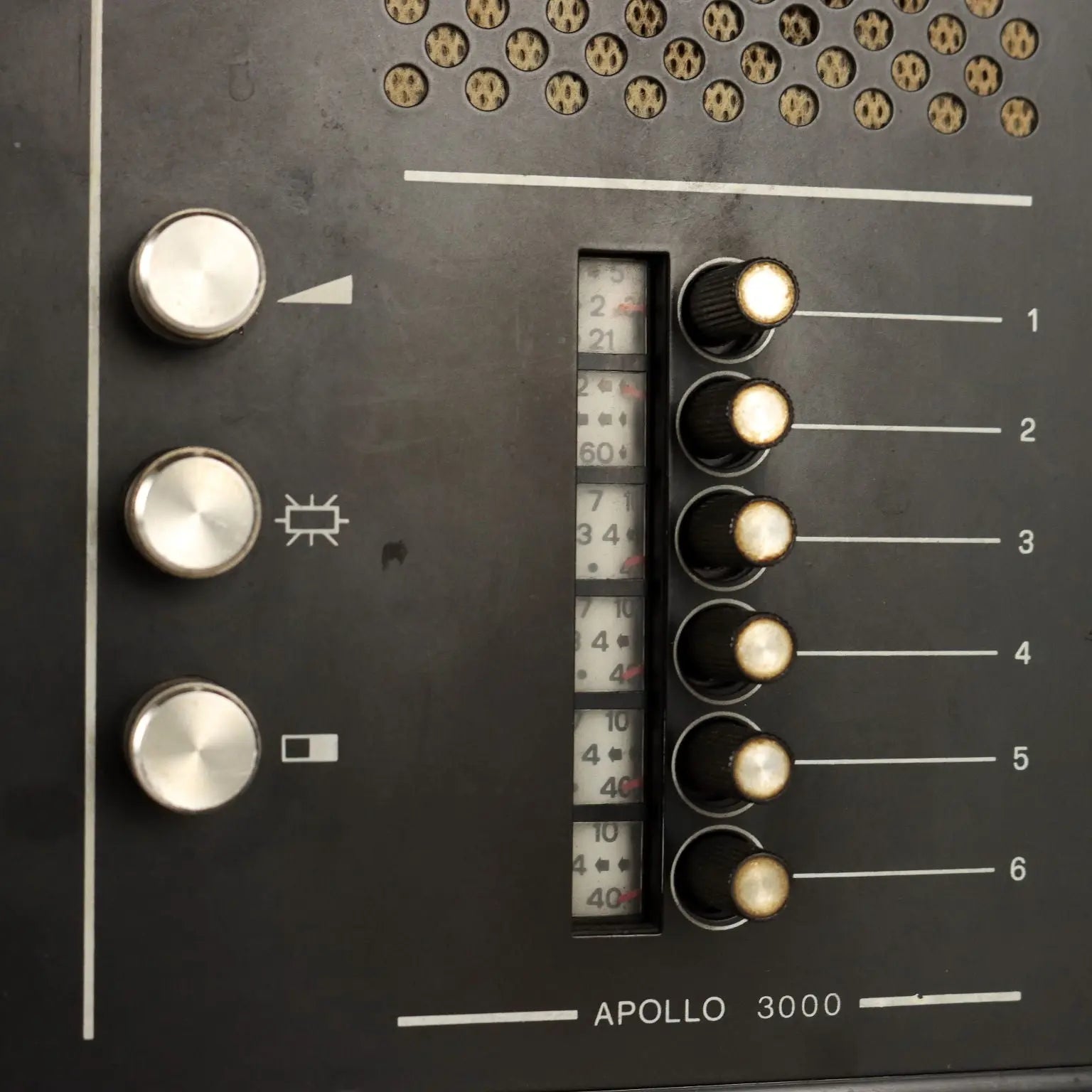 Vintage TV Europhon Apollo 3000 from the 1970s 12 Inch Screen 6 Channels