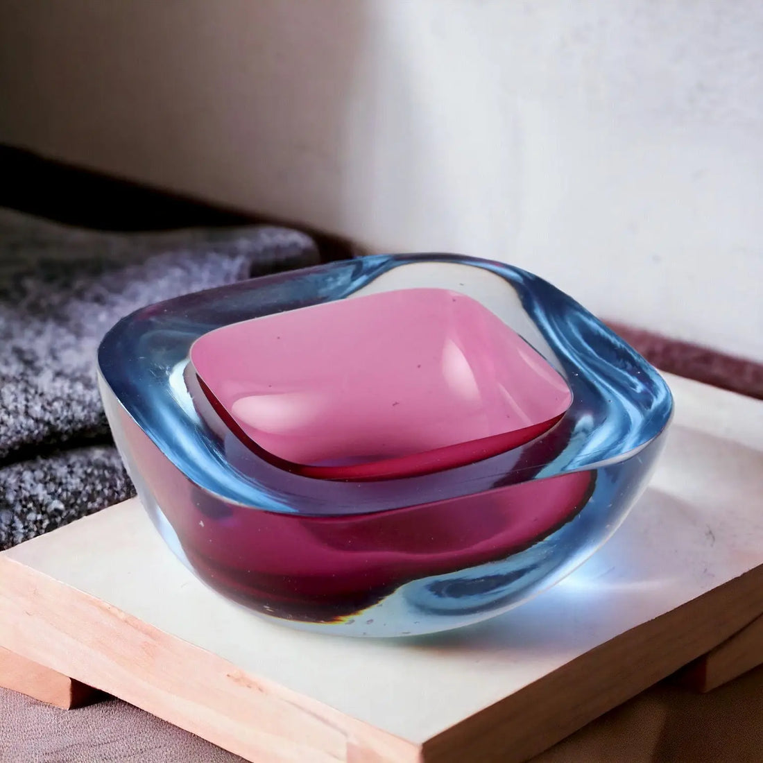 Vintage 1960s Bowl Coloured Murano Glass Italy - Italy, 1960s | Modernism | 