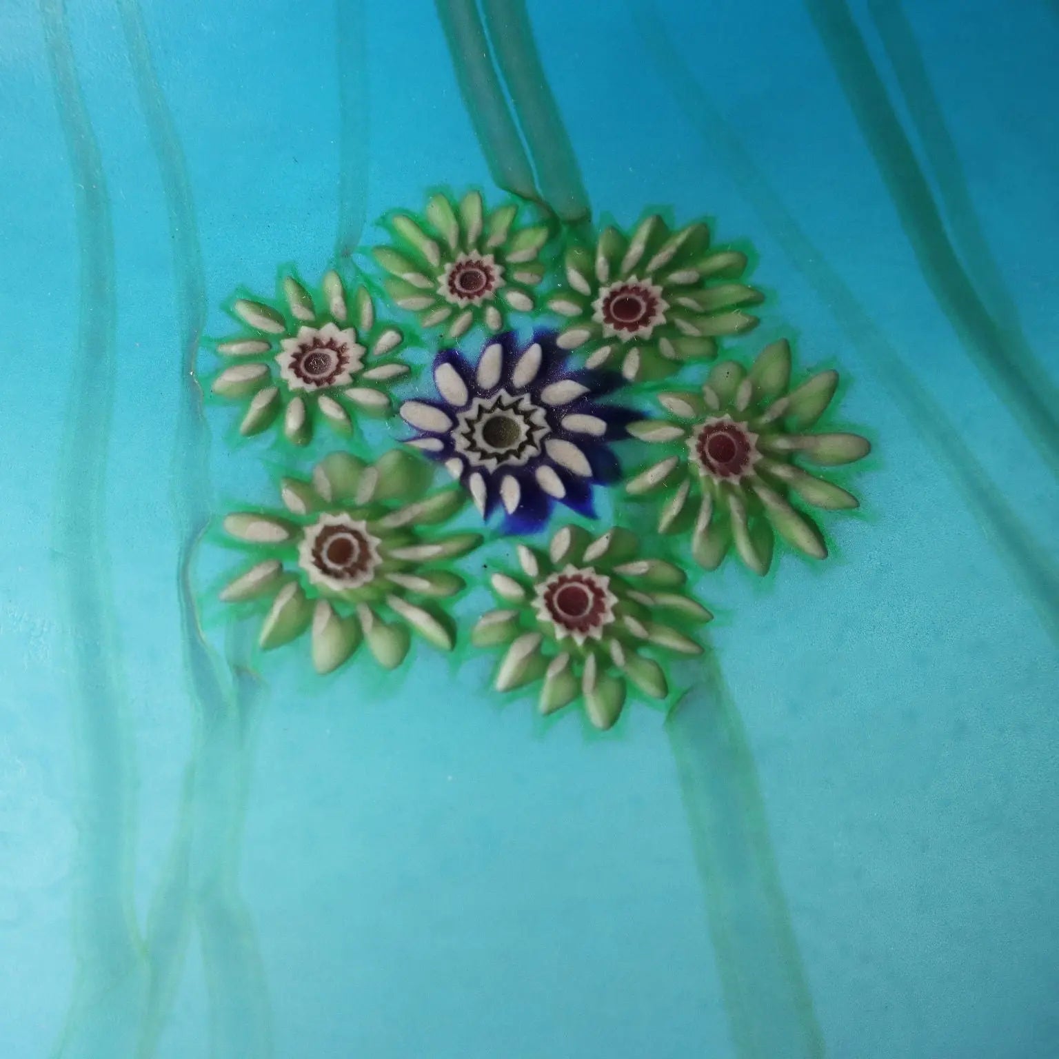 Vintage 1950s Table Lamp Millefiori by F.lli Toso Glass Italy - Italy, 1950s | Modernism | 