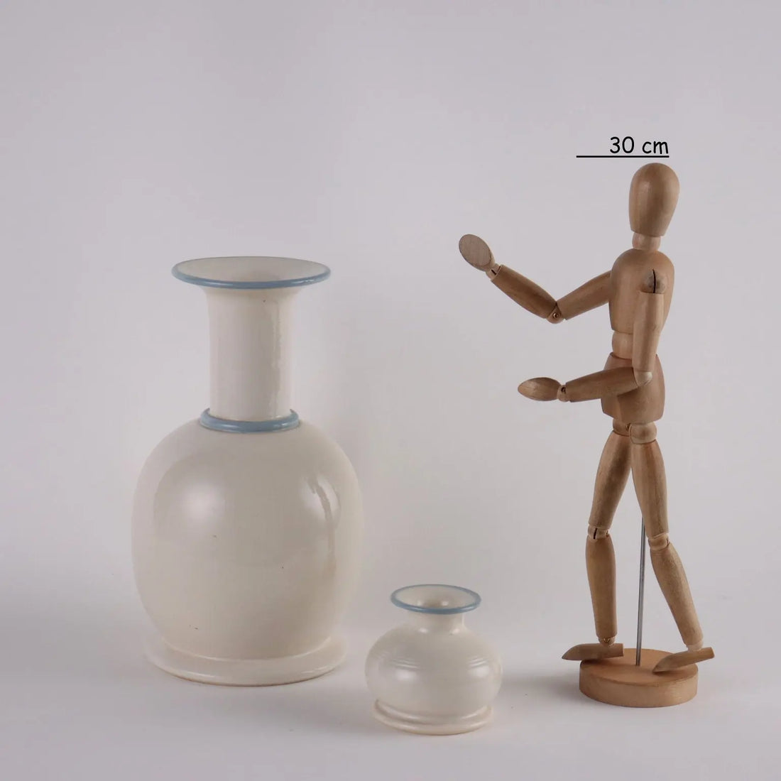Pair of Vintage 1970s Vases Ceramic Man. Bucci Italy - Italy, 1970s | Modernism | 