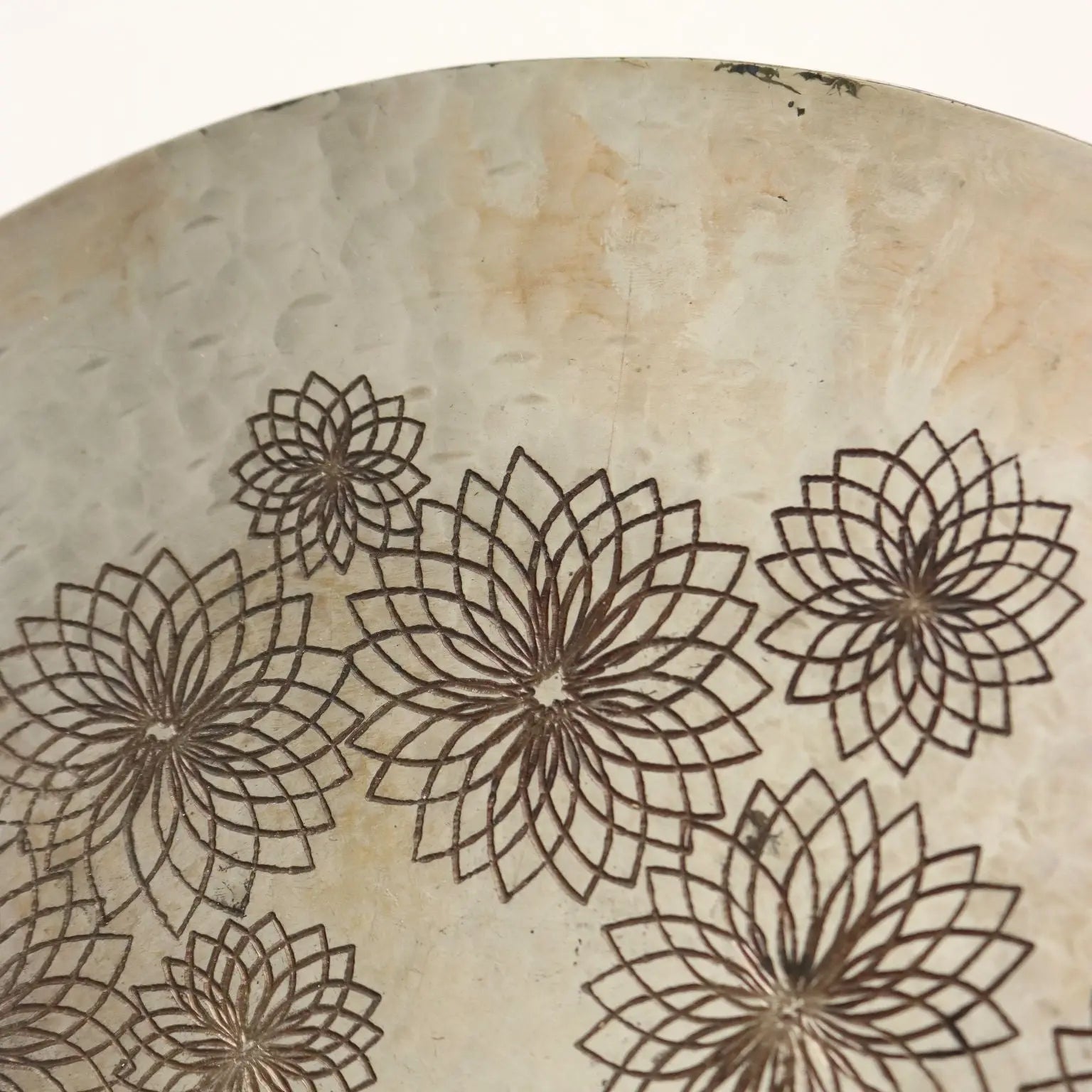 Vintage 1960s Plate by M. Pinton Silvered Copper Italy - Italy, 1960s | Modernism | 