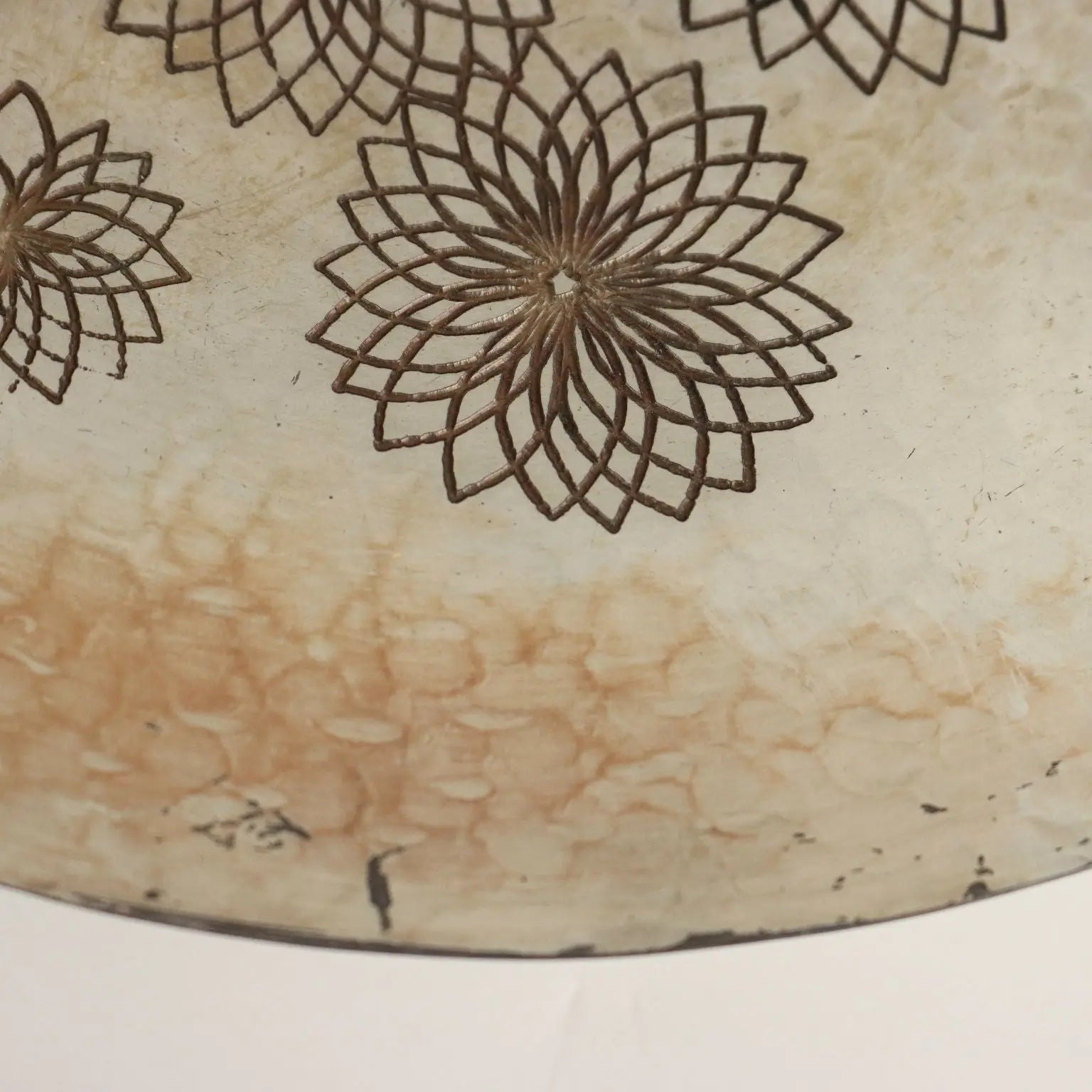 Vintage 1960s Plate by M. Pinton Silvered Copper Italy - Italy, 1960s | Modernism | 