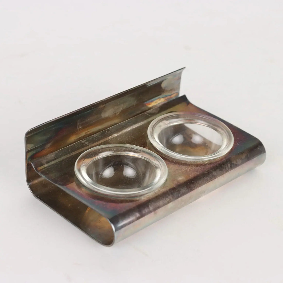 Vintage 1960s Serving Set Lino Sabattini Silvered Metal - Italy, 1960s-70s | Modernism | 