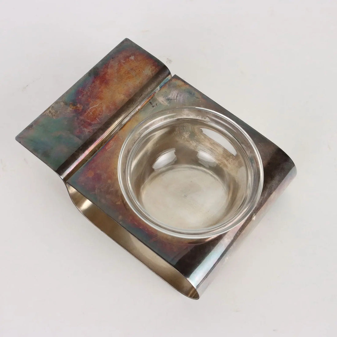 Vintage 1960s Serving Set Lino Sabattini Silvered Metal - Italy, 1960s-70s | Modernism | 