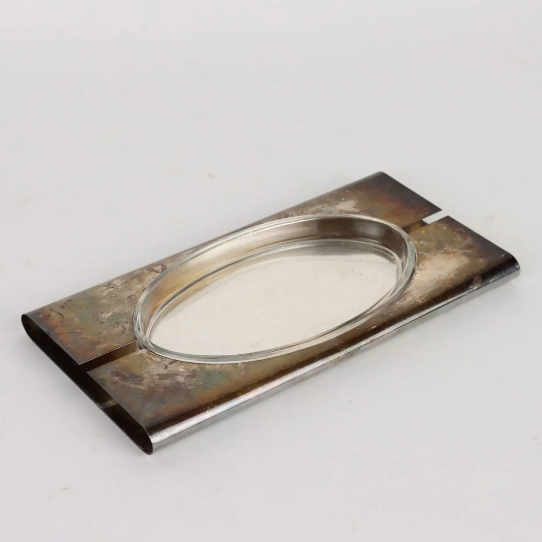 Vintage 1960s Serving Set Lino Sabattini Silvered Metal - Italy, 1960s-70s | Modernism | 