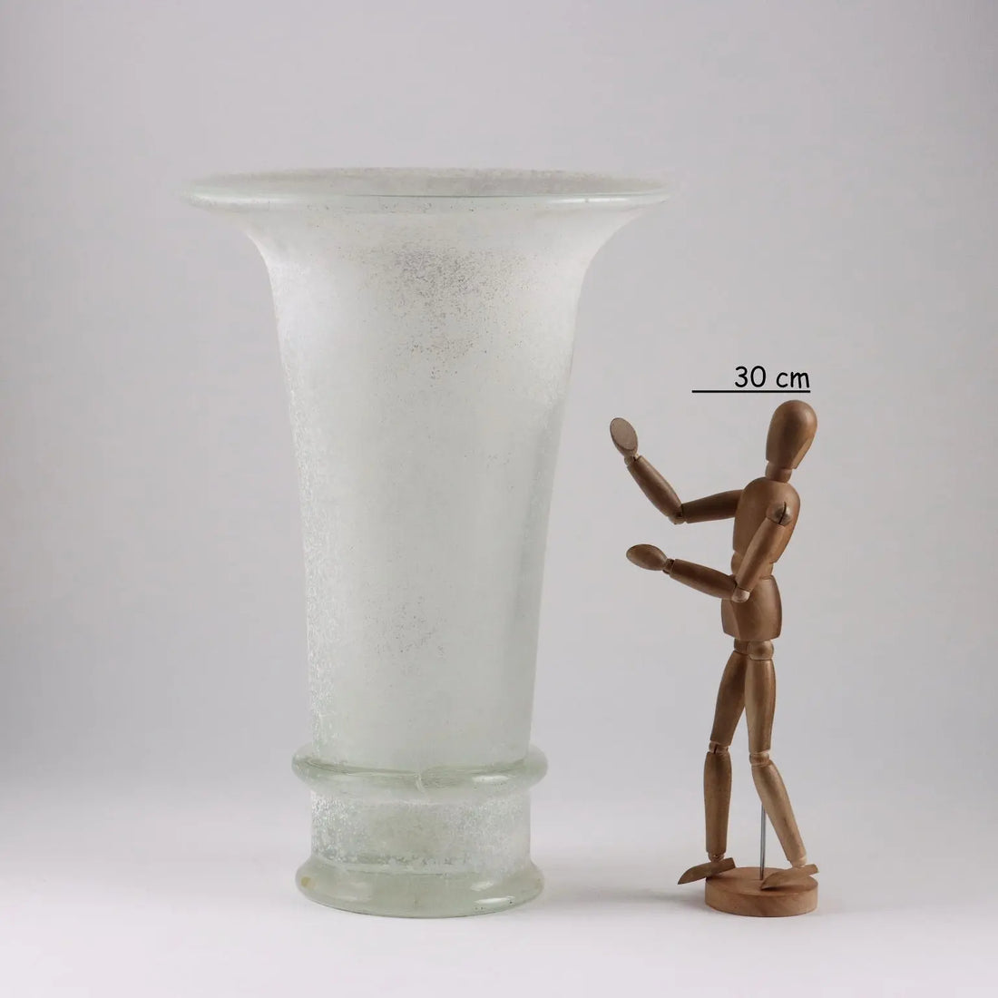 Vintage Vase Trumpet Shaped Murano Glass Italy 1980s - Italy, 1980s | Modernism | 