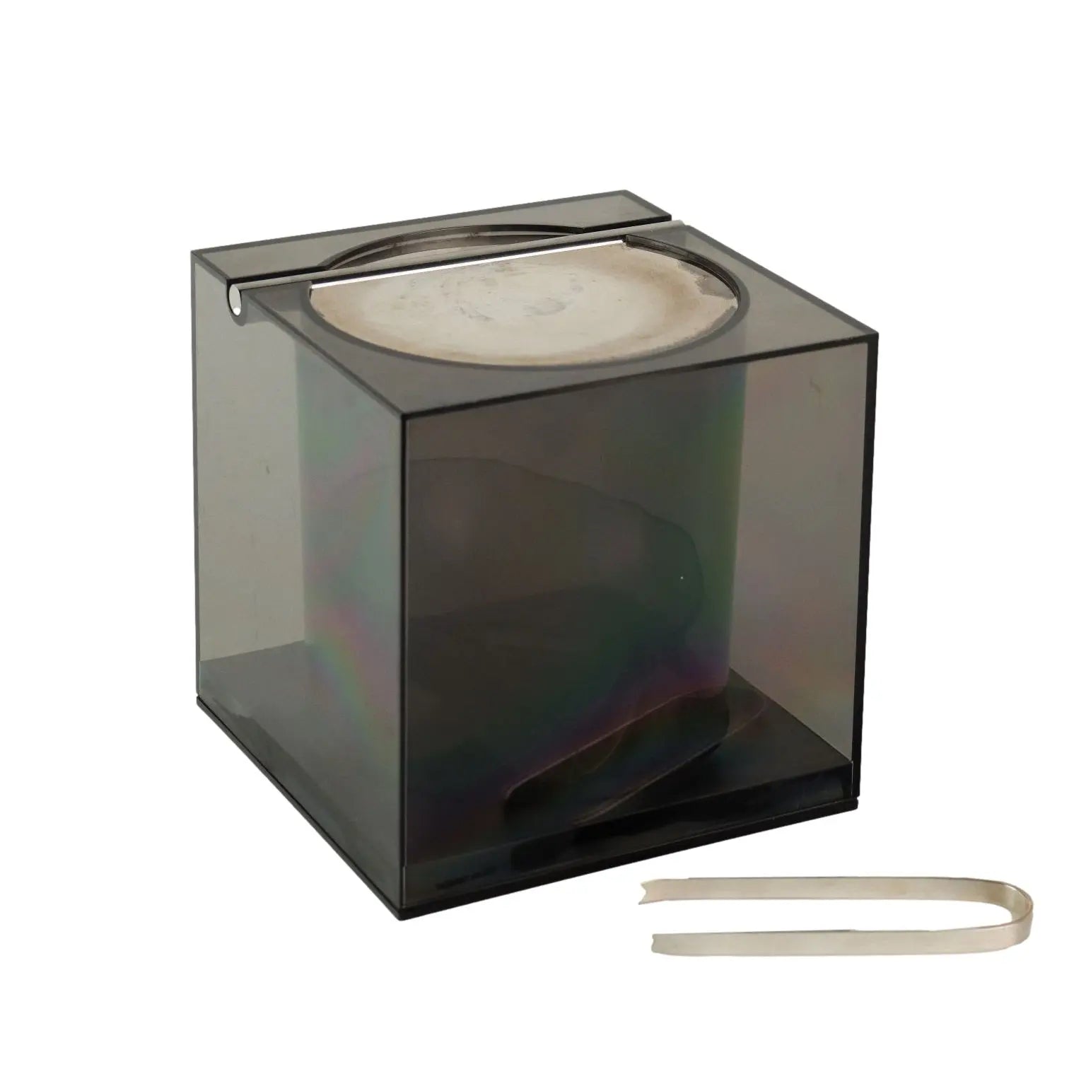 Vintage Ice Bucket Design Cini & Nils Milan Plexiglas Italy 1980s - Italy, 1980s | Modernism | 