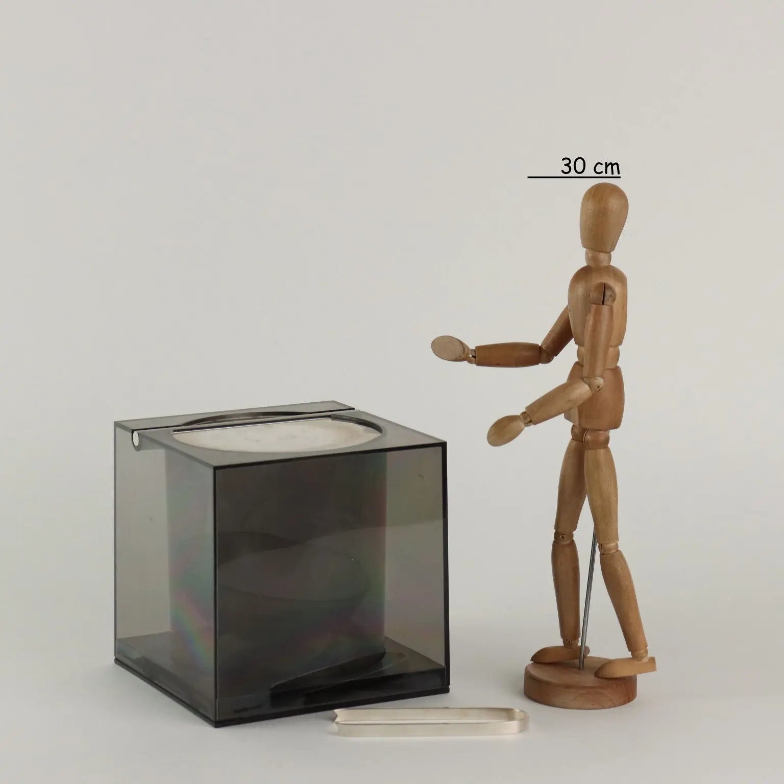 Vintage Ice Bucket Design Cini & Nils Milan Plexiglas Italy 1980s - Italy, 1980s | Modernism | 