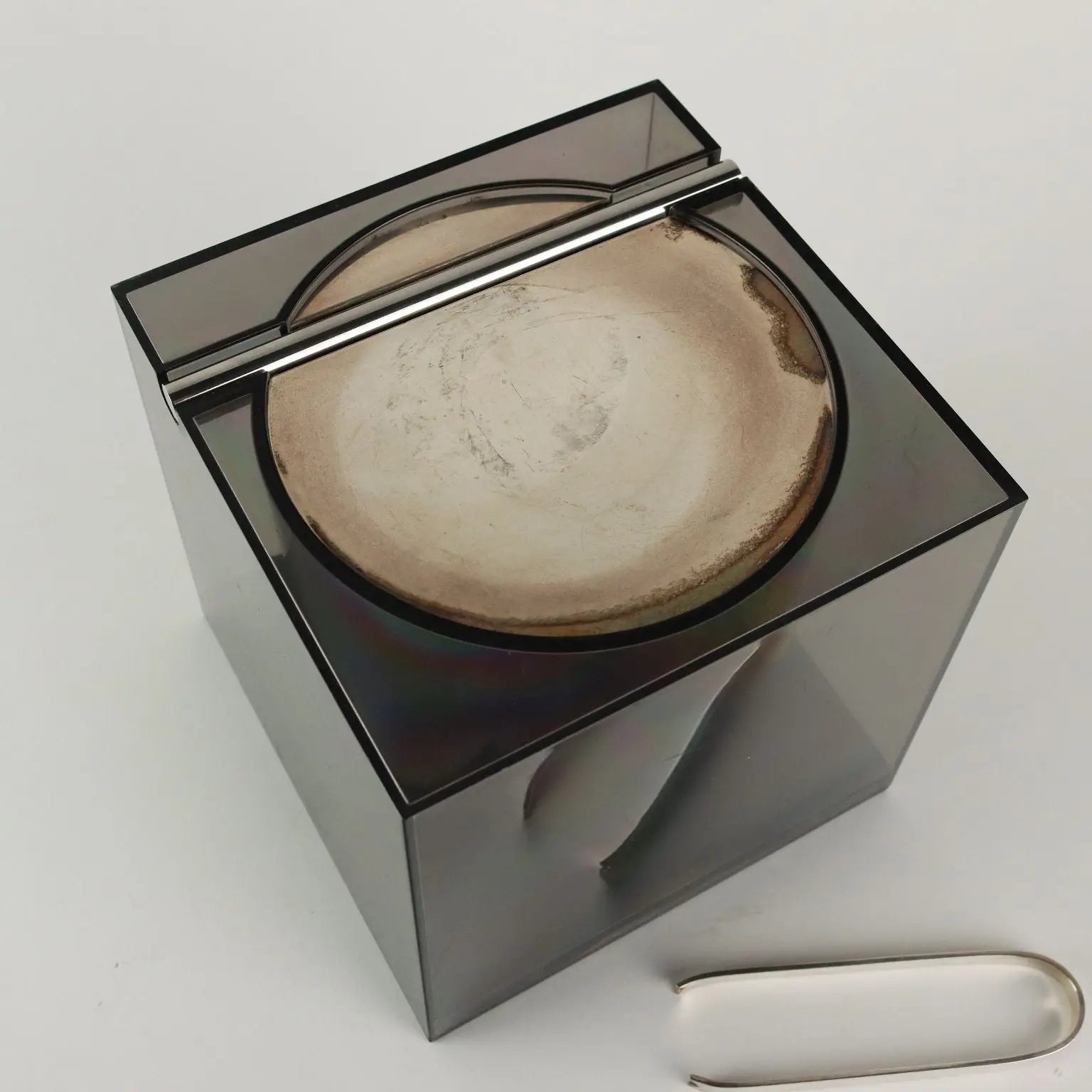 Vintage Ice Bucket Design Cini & Nils Milan Plexiglas Italy 1980s - Italy, 1980s | Modernism | 