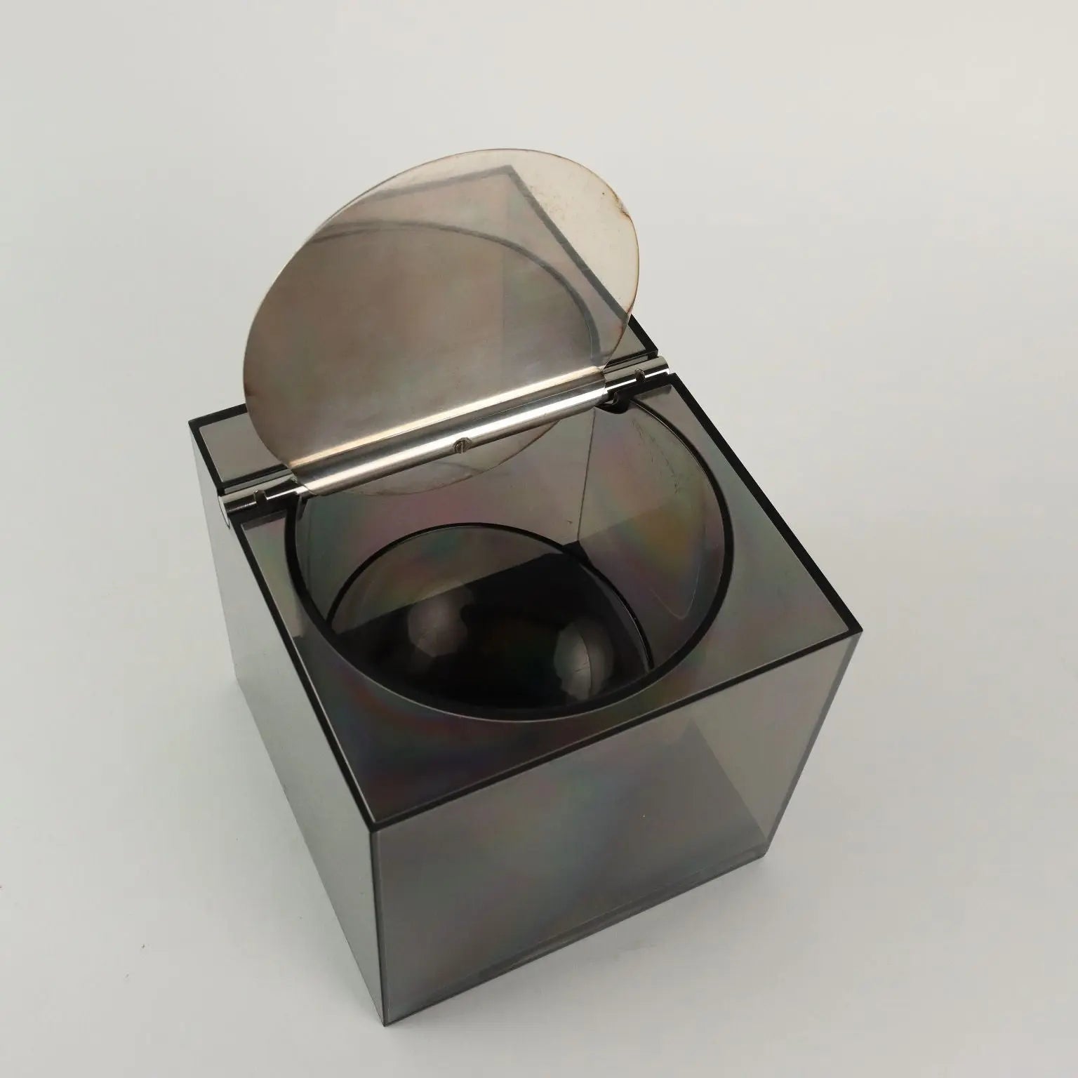 Vintage Ice Bucket Design Cini & Nils Milan Plexiglas Italy 1980s - Italy, 1980s | Modernism | 