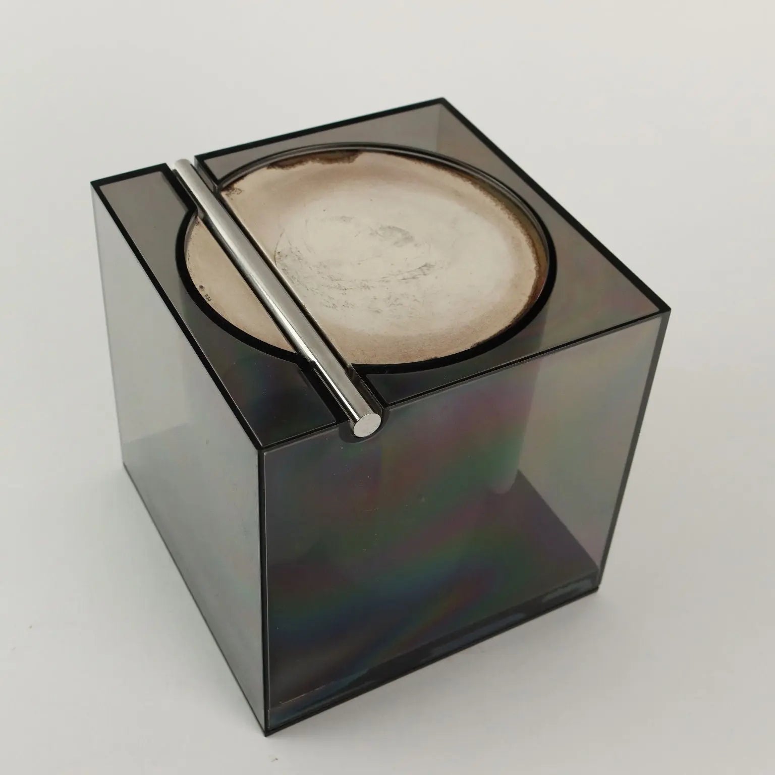 Vintage Ice Bucket Design Cini & Nils Milan Plexiglas Italy 1980s - Italy, 1980s | Modernism | 