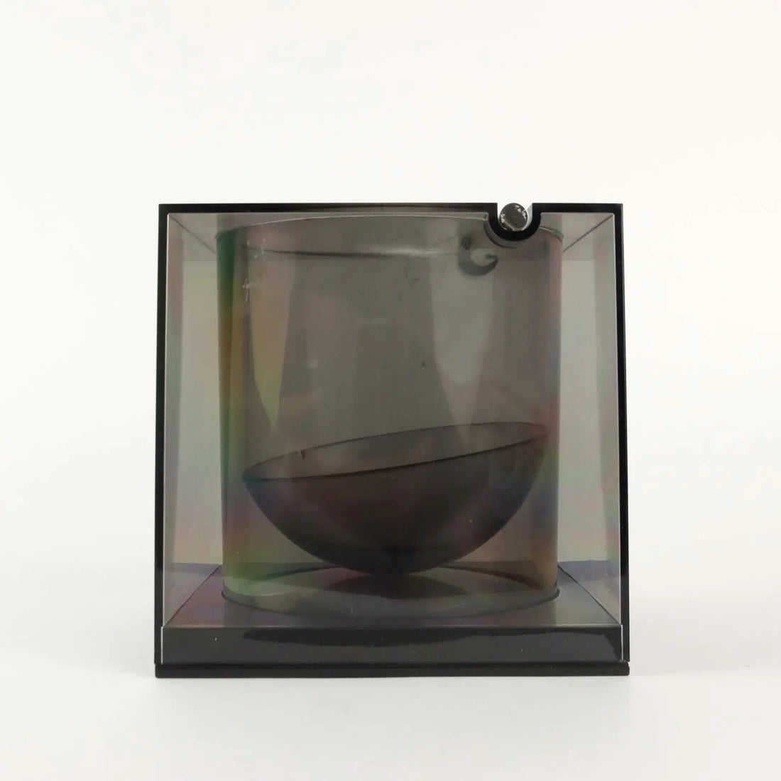 Vintage Ice Bucket Design Cini & Nils Milan Plexiglas Italy 1980s - Italy, 1980s | Modernism | 