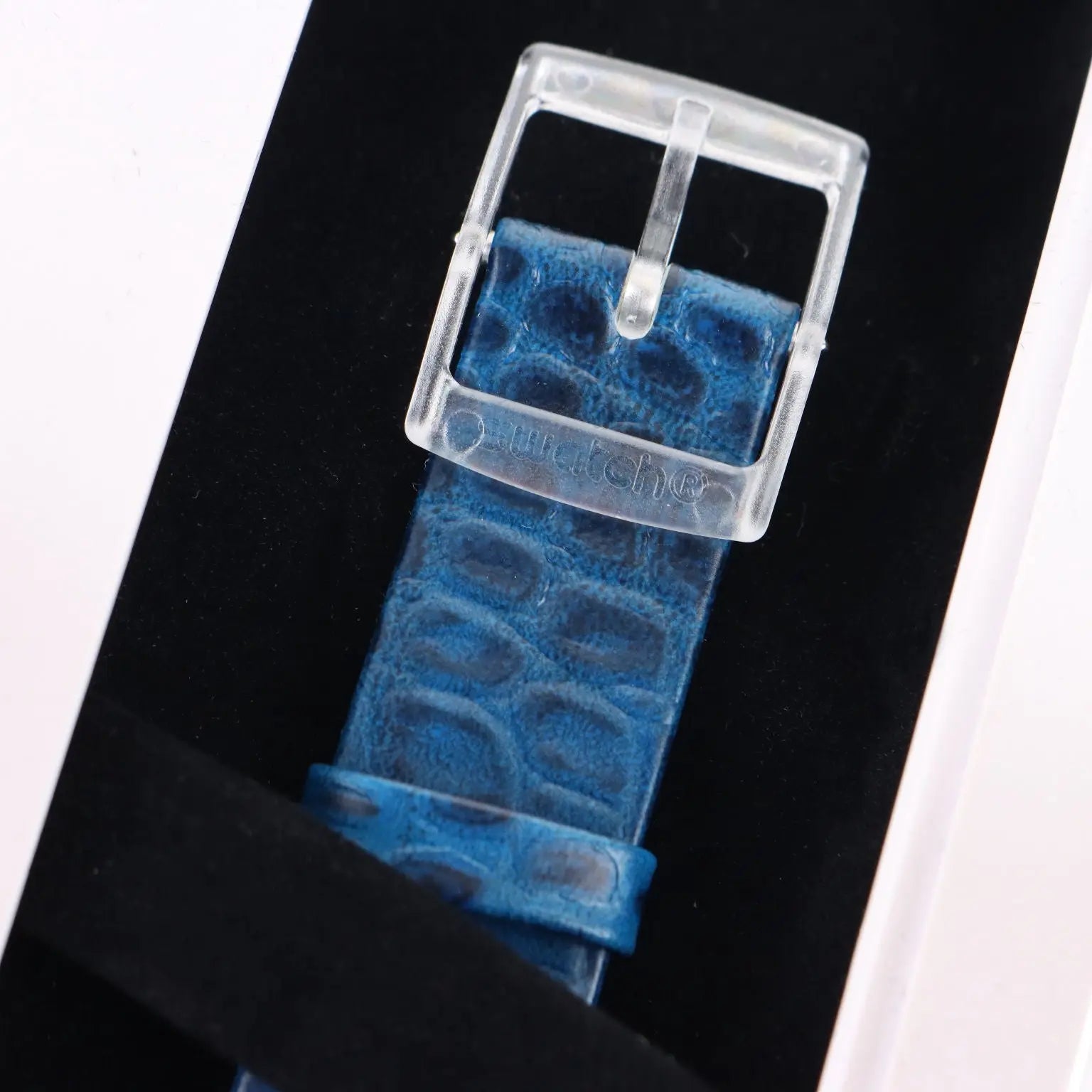 Swatch Skin Blu Lustrous Bliss SFZ111 Vintage Switzerland 2005 - Switzerland, 2005 | Modernism | 