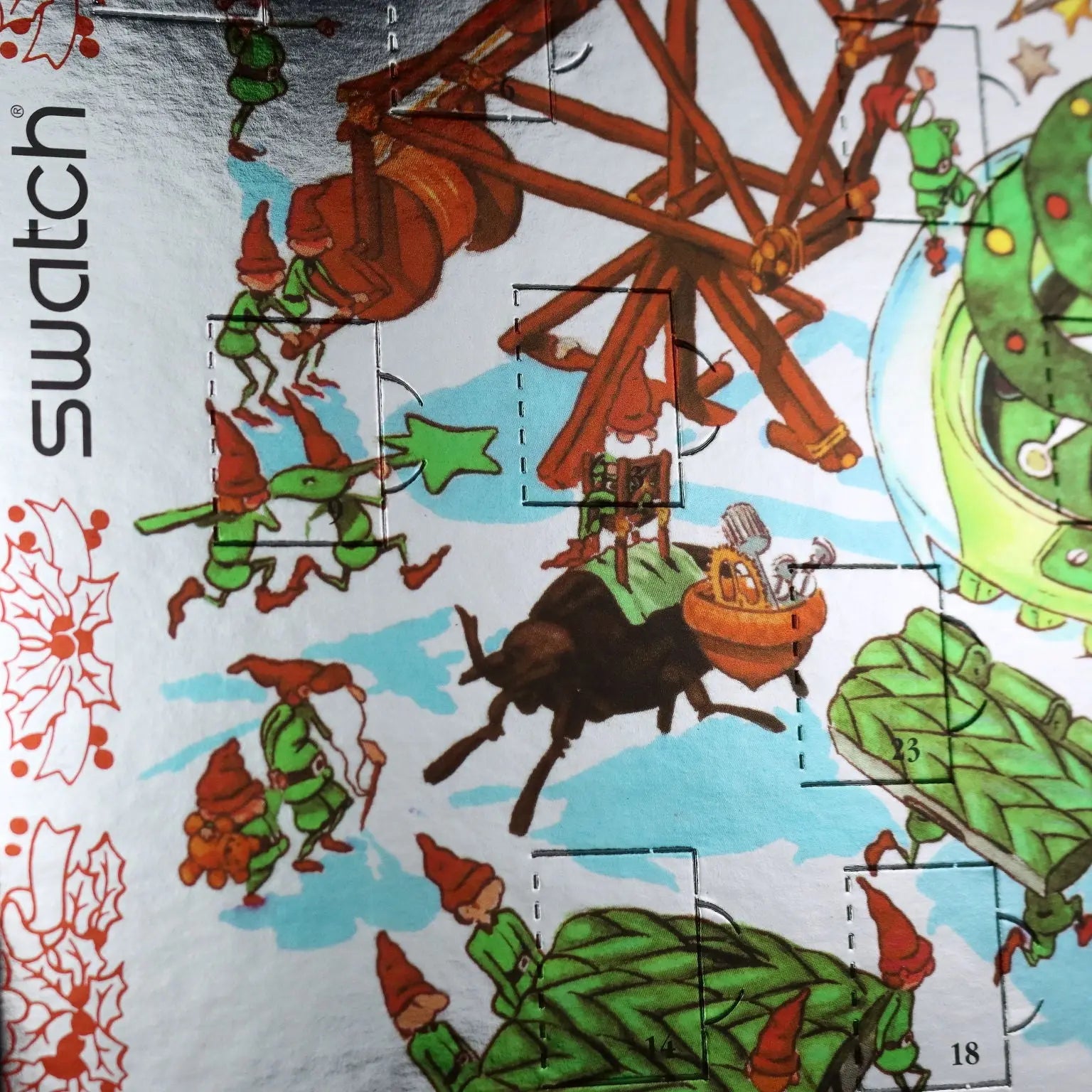 Swatch Christmas Greetings Special Edition Advent Calendar - Switzerland, 1997 | Modernism | 