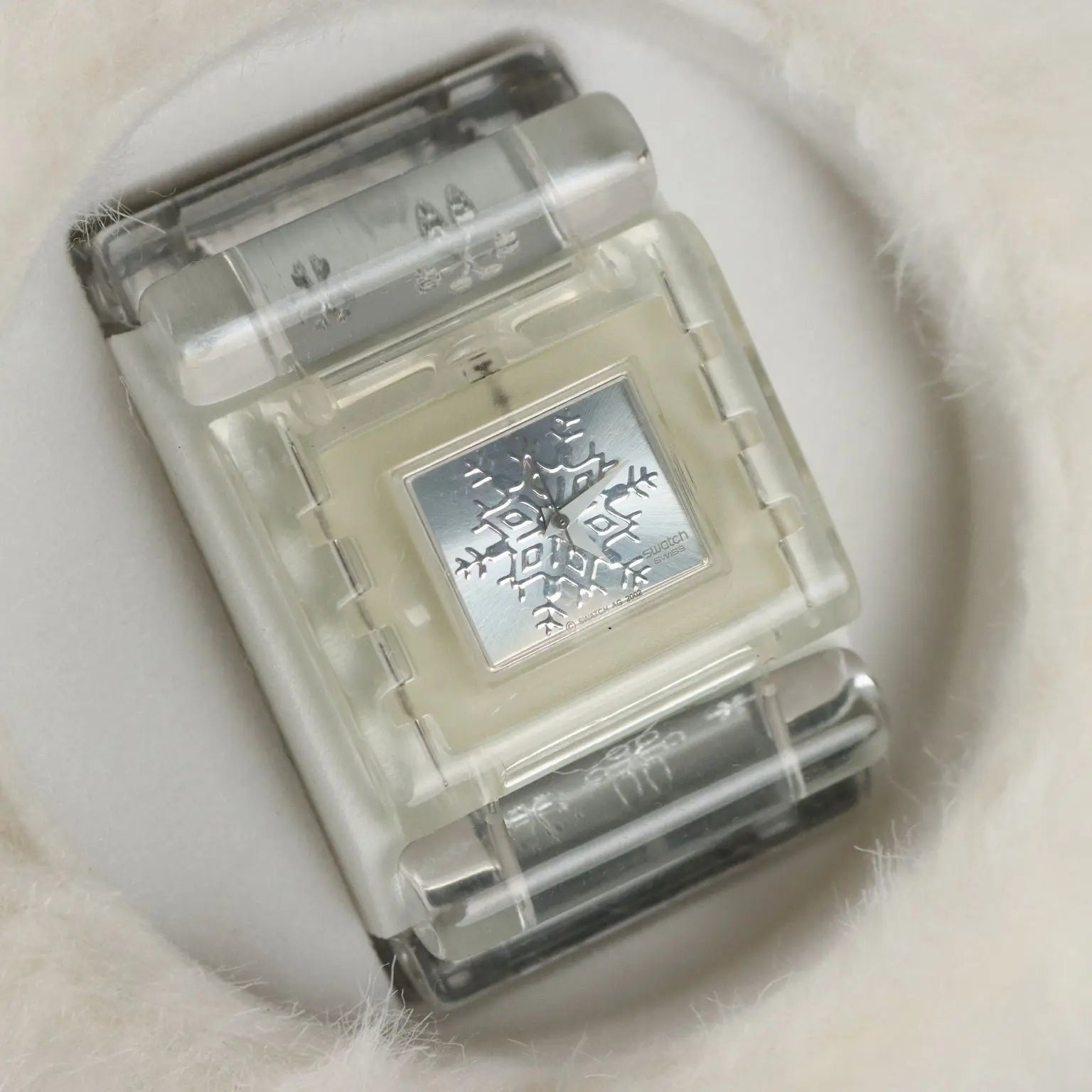 Swatch Square SUBZ100 Christmas Special Vintage Switzerland 2002 - Switzerland, 2002 | Modernism | 
