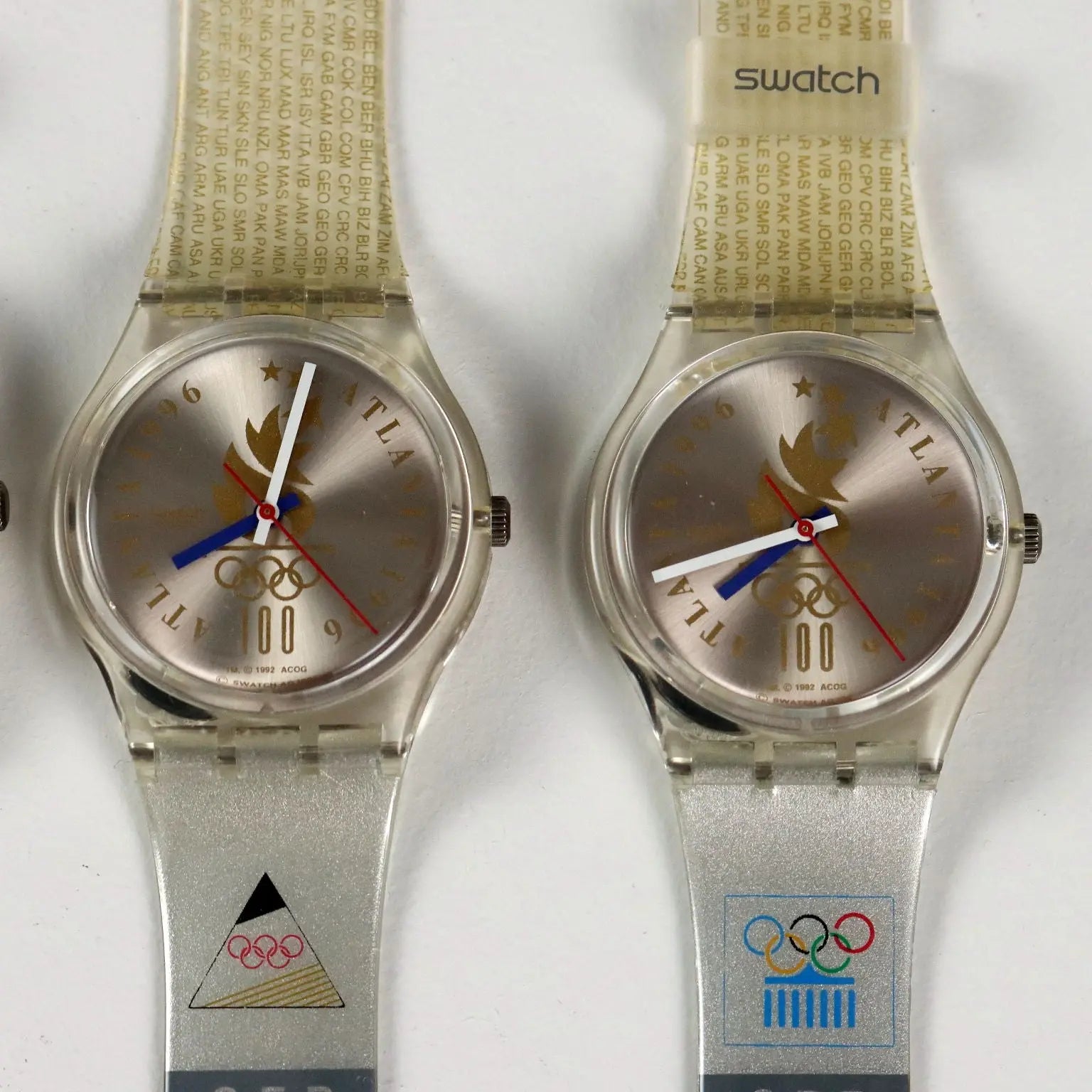 Swatch Olympic Team GZ 150 Various Models Vintage Switzerland 1996 - Switzerland, 1996 | Modernism | 