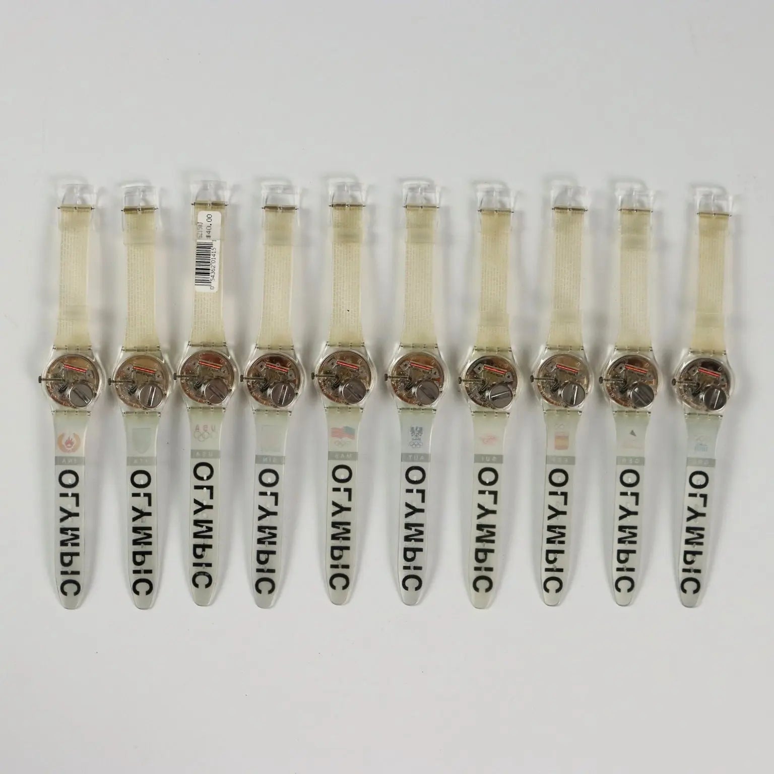 Swatch Olympic Team GZ 150 Various Models Vintage Switzerland 1996 - Switzerland, 1996 | Modernism | 