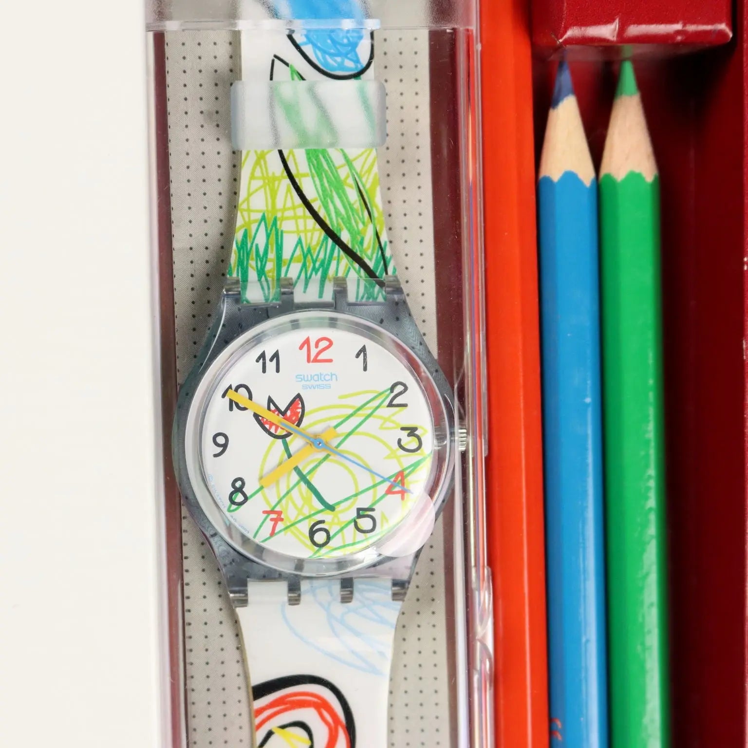 Swatch Watches Vintage Colours Theme French Edition Switzerland 1990s - Switzerland, 1994-2003 | Modernism | 
