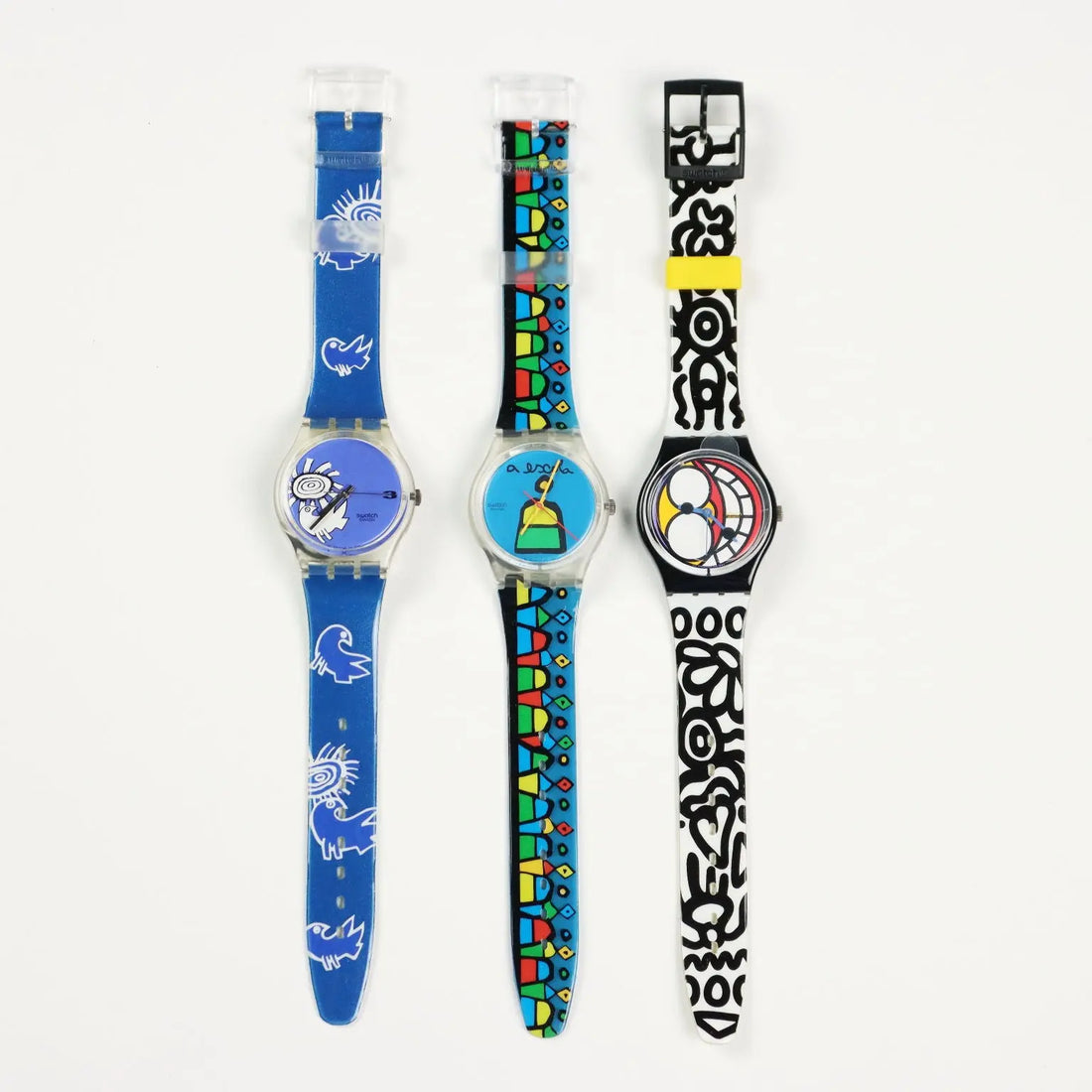 Swatch Watches Vintage Colours Theme French Edition Switzerland 1990s - Switzerland, 1994-2003 | Modernism | 