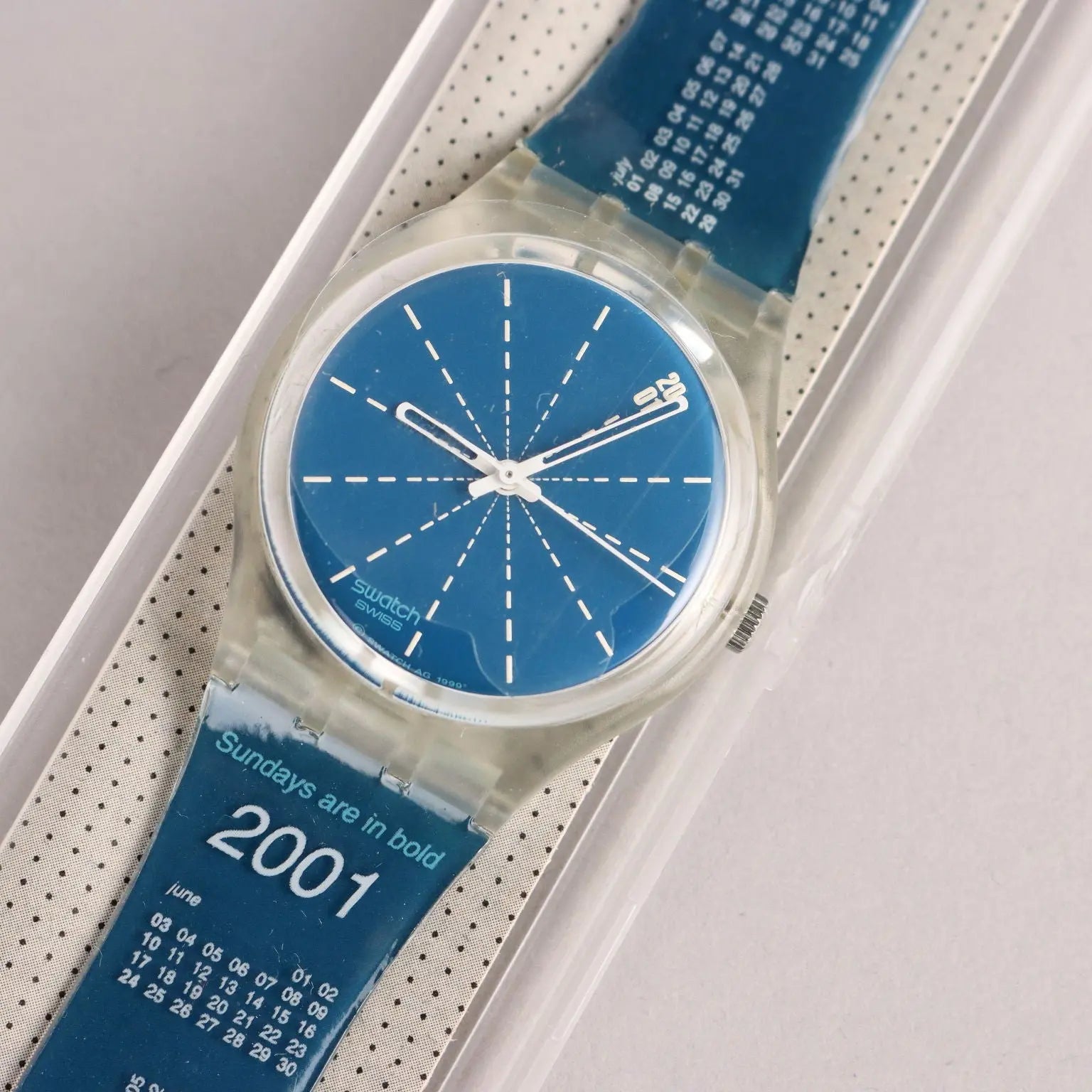Swatch Calendar GK 330 Vintage Plastic with Calendar 1999 - Switzerland, 1999 | Modernism | 