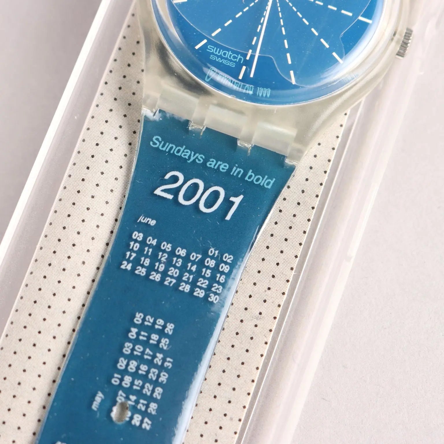 Swatch Calendar GK 330 Vintage Plastic with Calendar 1999 - Switzerland, 1999 | Modernism | 