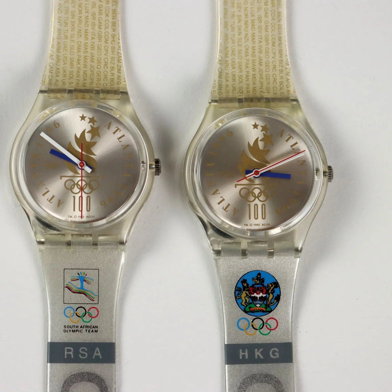 Swatch Olympic Team Vintage GZ150 Watches Switzerland 1990s - Switzerland, 1996 | Modernism | 