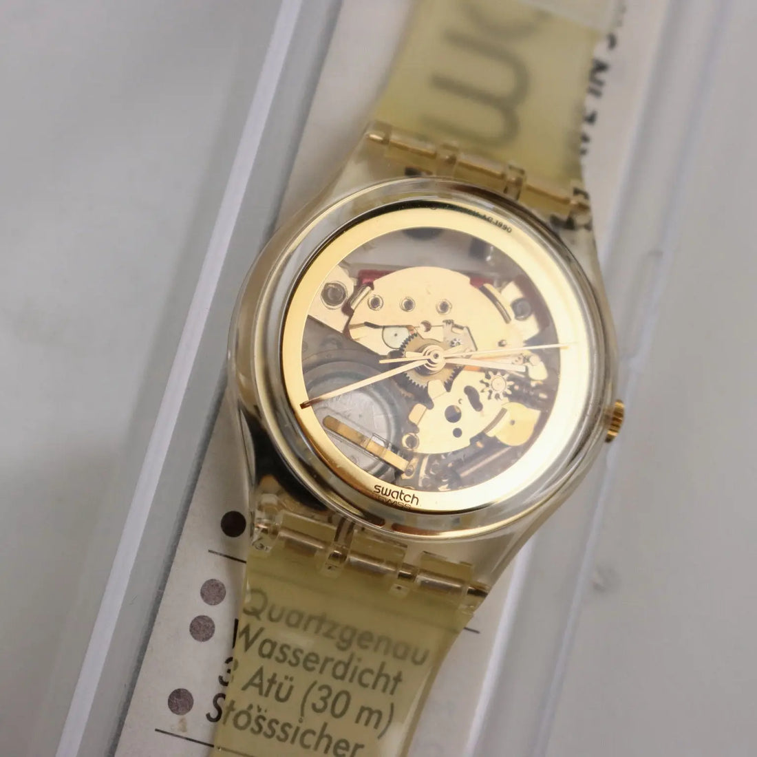 Swatch Golden Jelly GZ 115 Vintage Switzerland 1990 with Box - Switzerland, 1990 | Modernism | 
