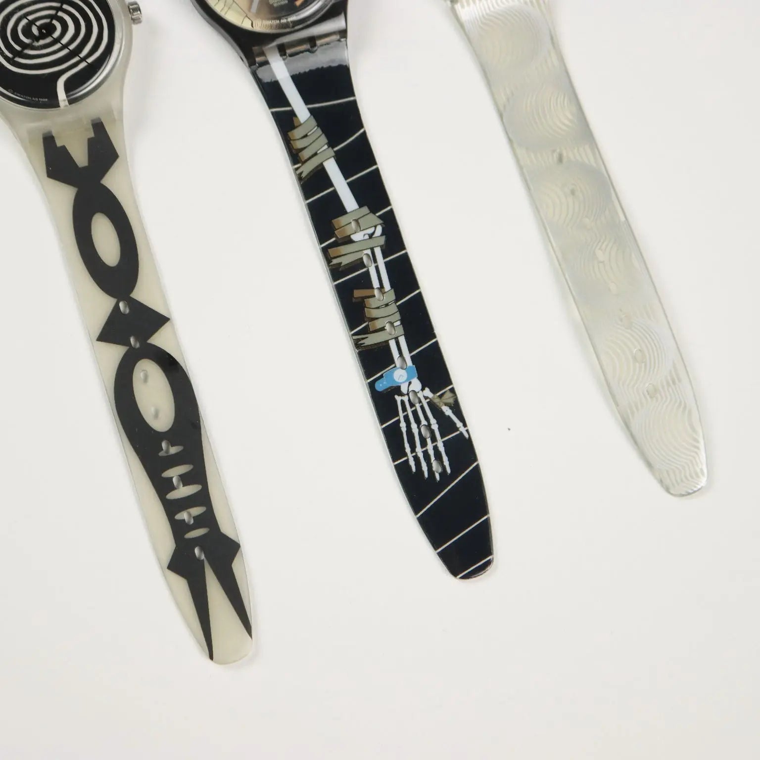 Swatch Watches Noir Themed Various Models Switzerland 1990s - Switzerland, 1990-2000 | Modernism | 