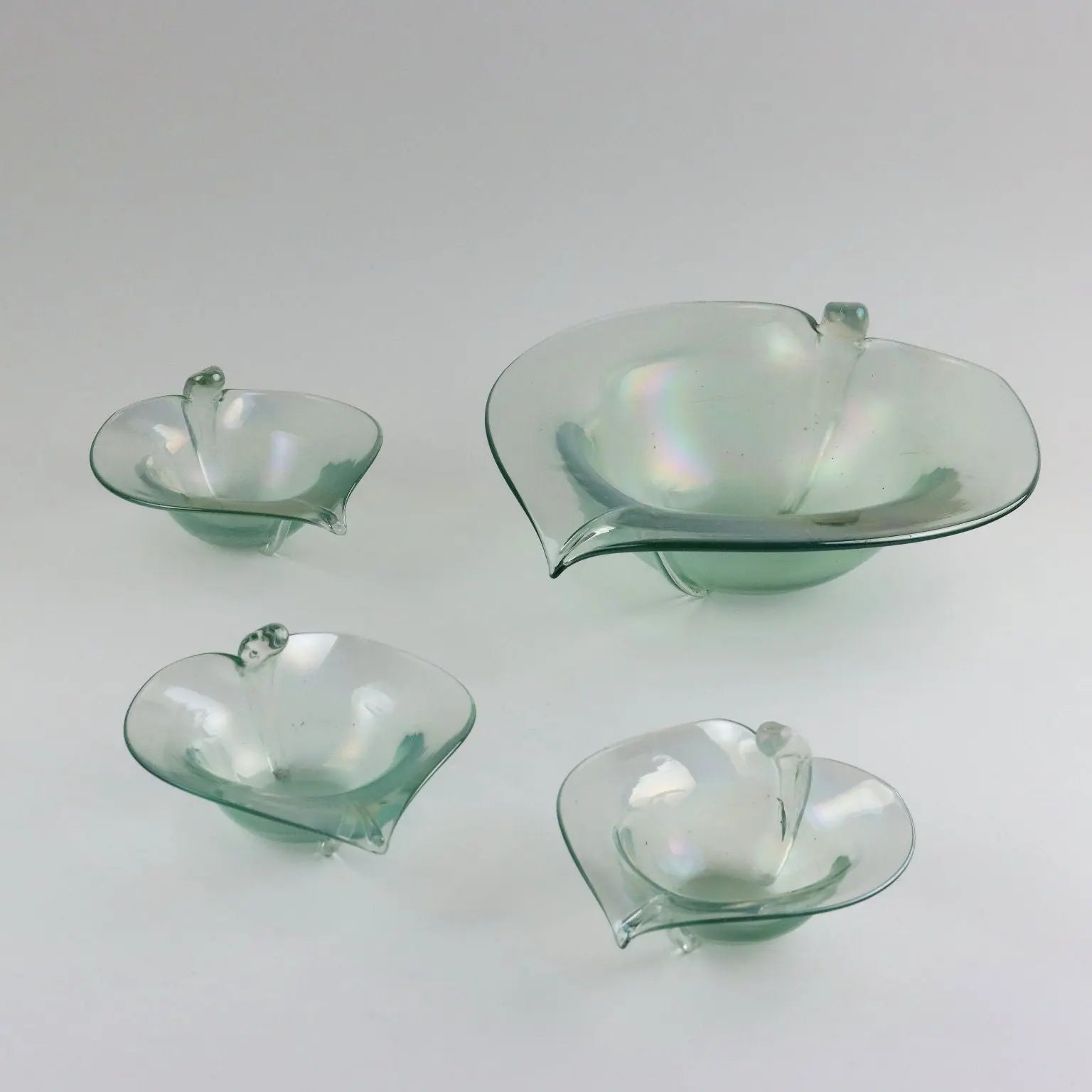 Vintage Bowls Glass Murano Manufacture Italy Mid XX Century - Italy, Mid XX Century | Modernism | 