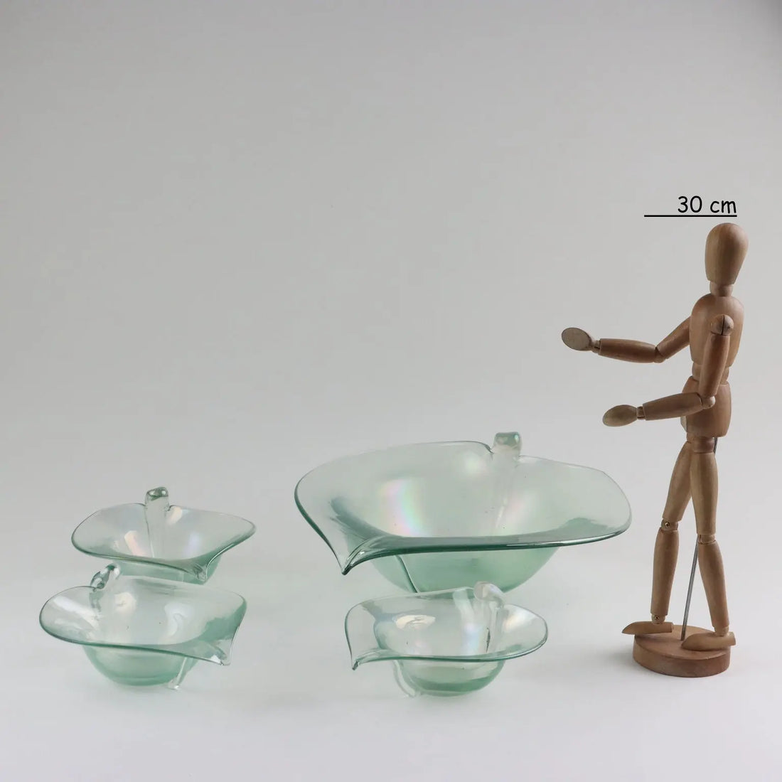 Vintage Bowls Glass Murano Manufacture Italy Mid XX Century - Italy, Mid XX Century | Modernism | 