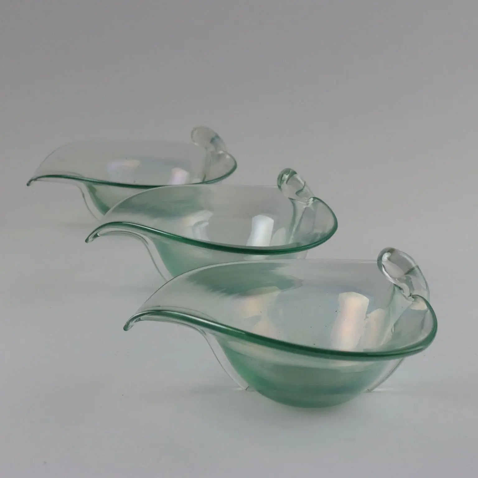 Vintage Bowls Glass Murano Manufacture Italy Mid XX Century - Italy, Mid XX Century | Modernism | 