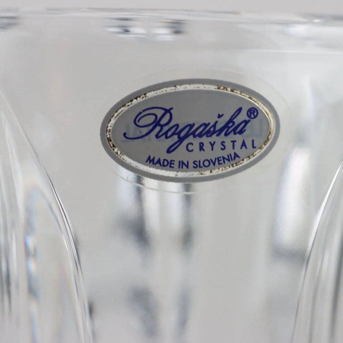 Vintage Vase Crystal Rogaska Branded Slovenia XX Century - Slovenia, XX Century | Modernism | 