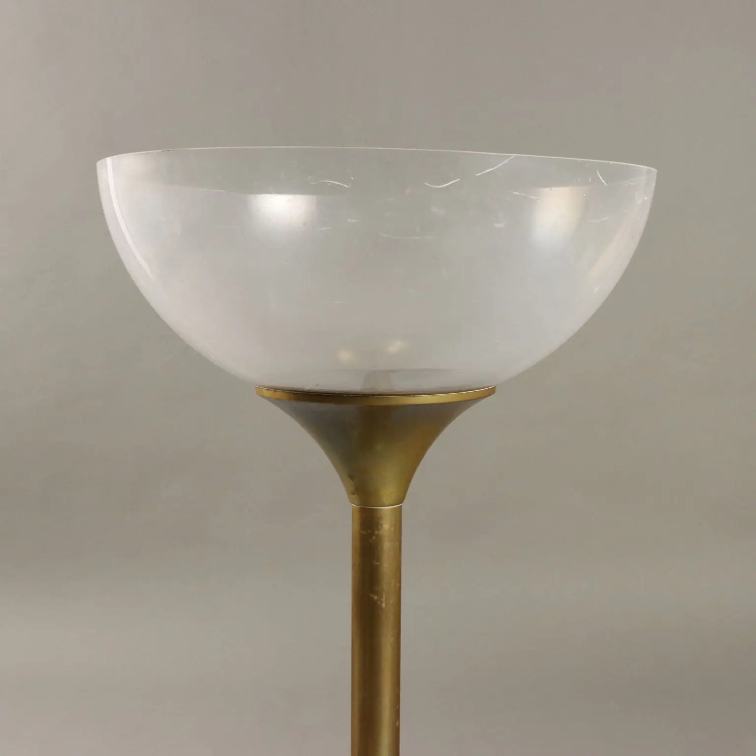Vintage Champagne Bucket Brass Plexiglas Europe 1970s - Europe, 1970s | Modernism | 