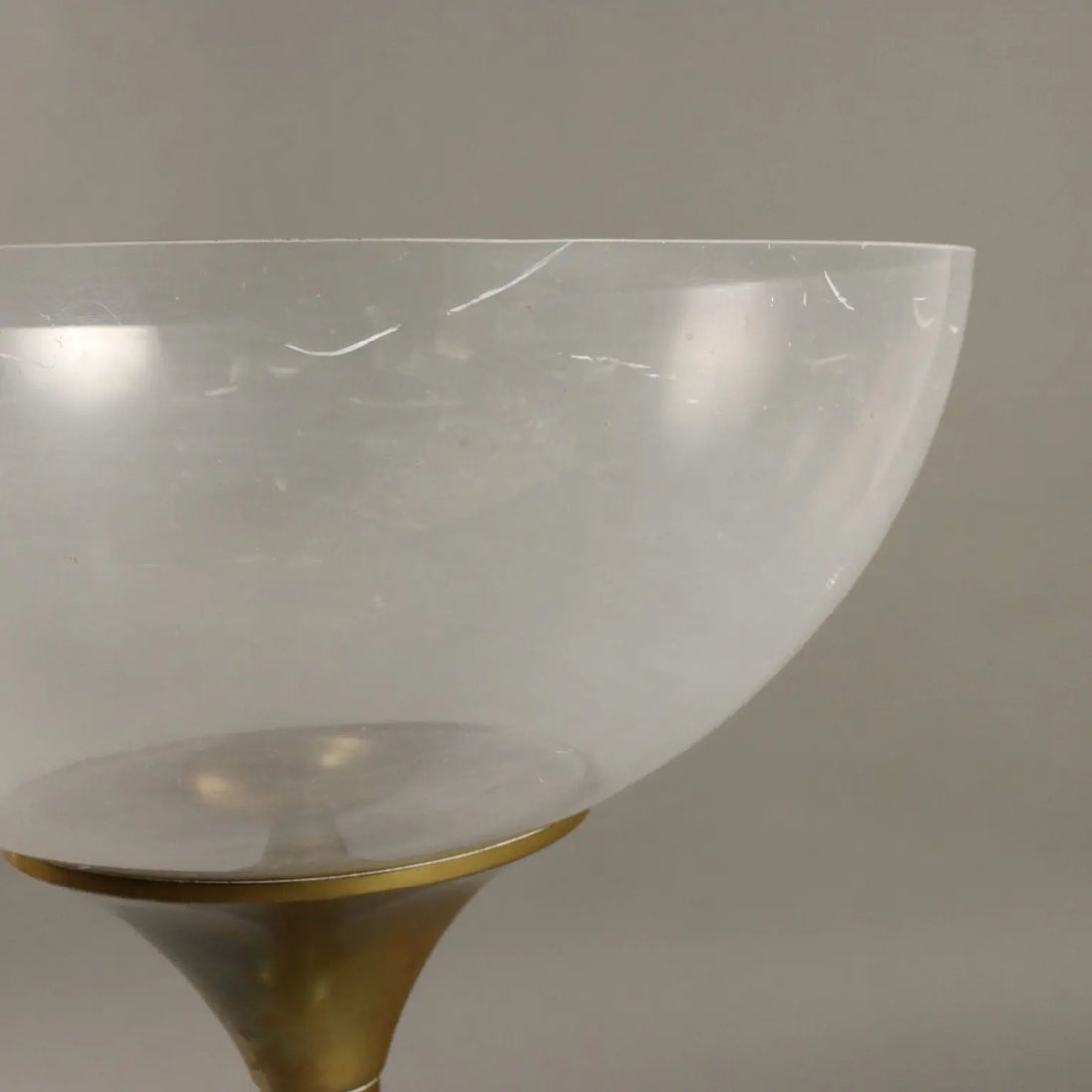 Vintage Champagne Bucket Brass Plexiglas Europe 1970s - Europe, 1970s | Modernism | 