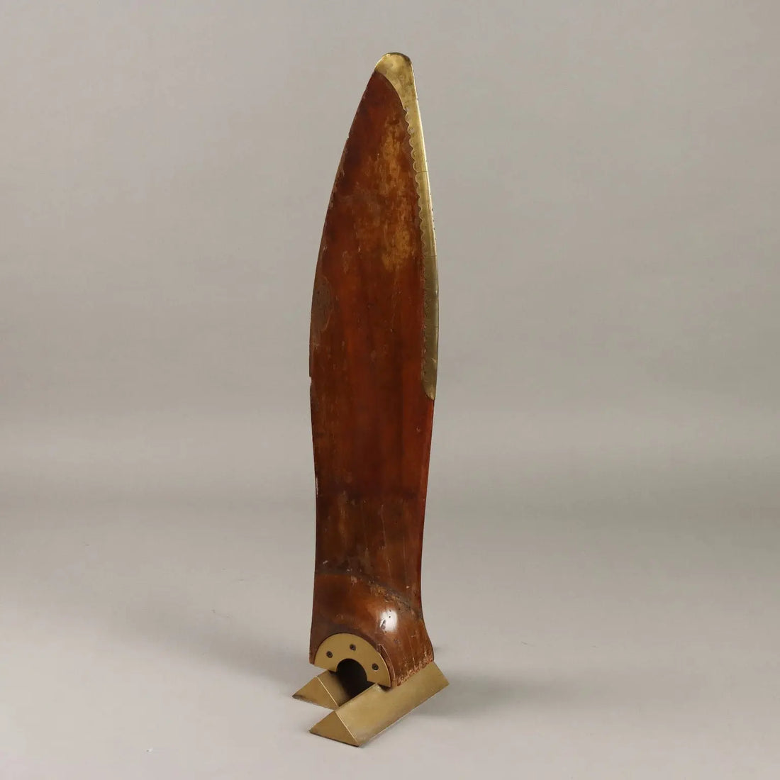 Antique Airplane Propeller Blade Wood Brass Serial No. XX Century - Europe, Early XX Century | Modernism | 