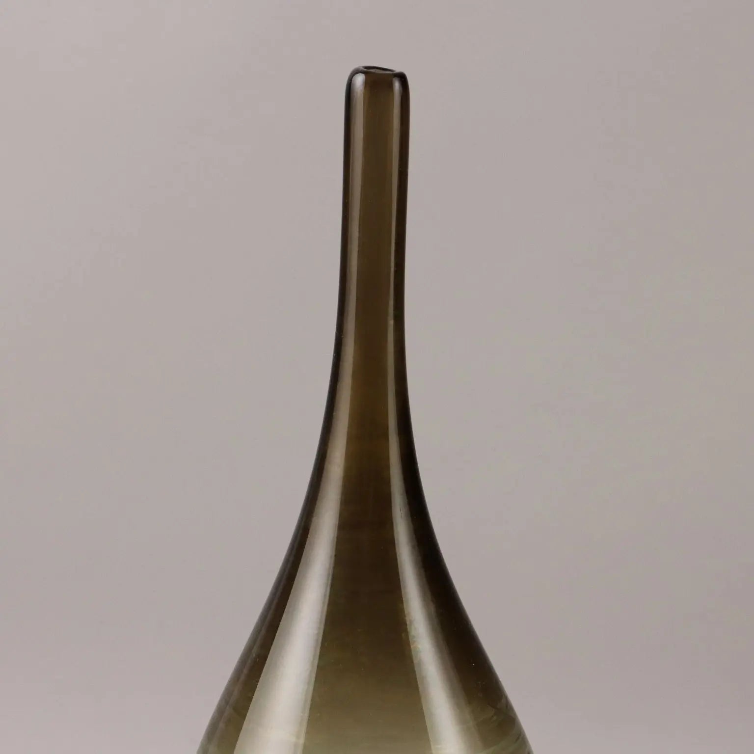 Vintage Vase Green Glass Northern Europe 1960s - Northern Europe, 1960s | Modernism | 