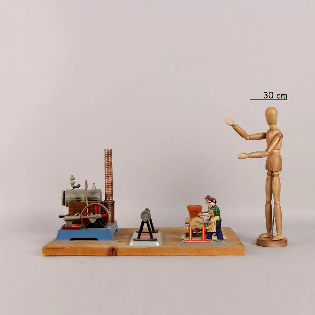 Wilesco Steam Boiler In Scale Model Iron Germany 1980s - Germany, 1980s | Modernism | 