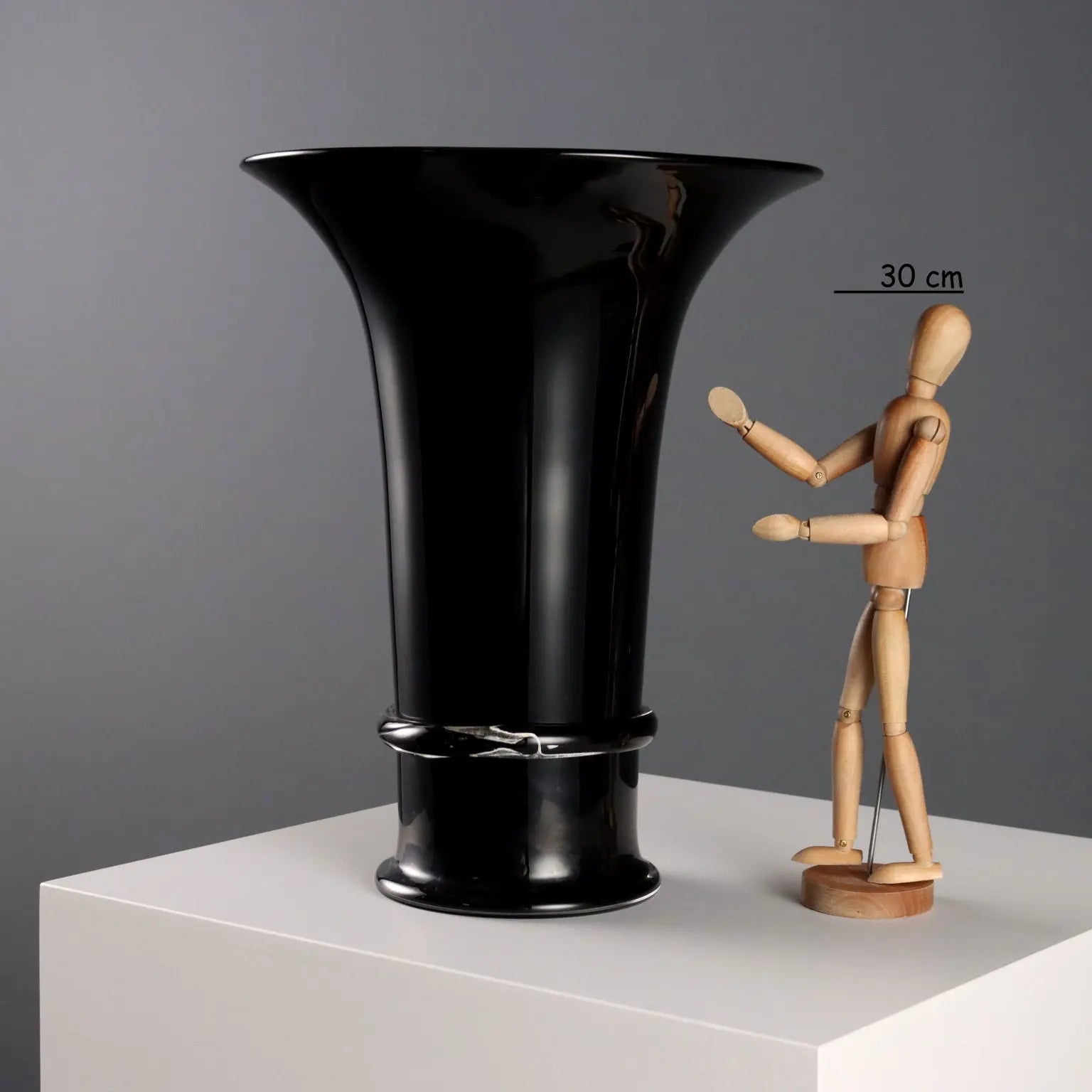 Vintage Vase Seguso Man. Vetri d'Arte Italy 1980s - Italy, 1980s | Modernism | 