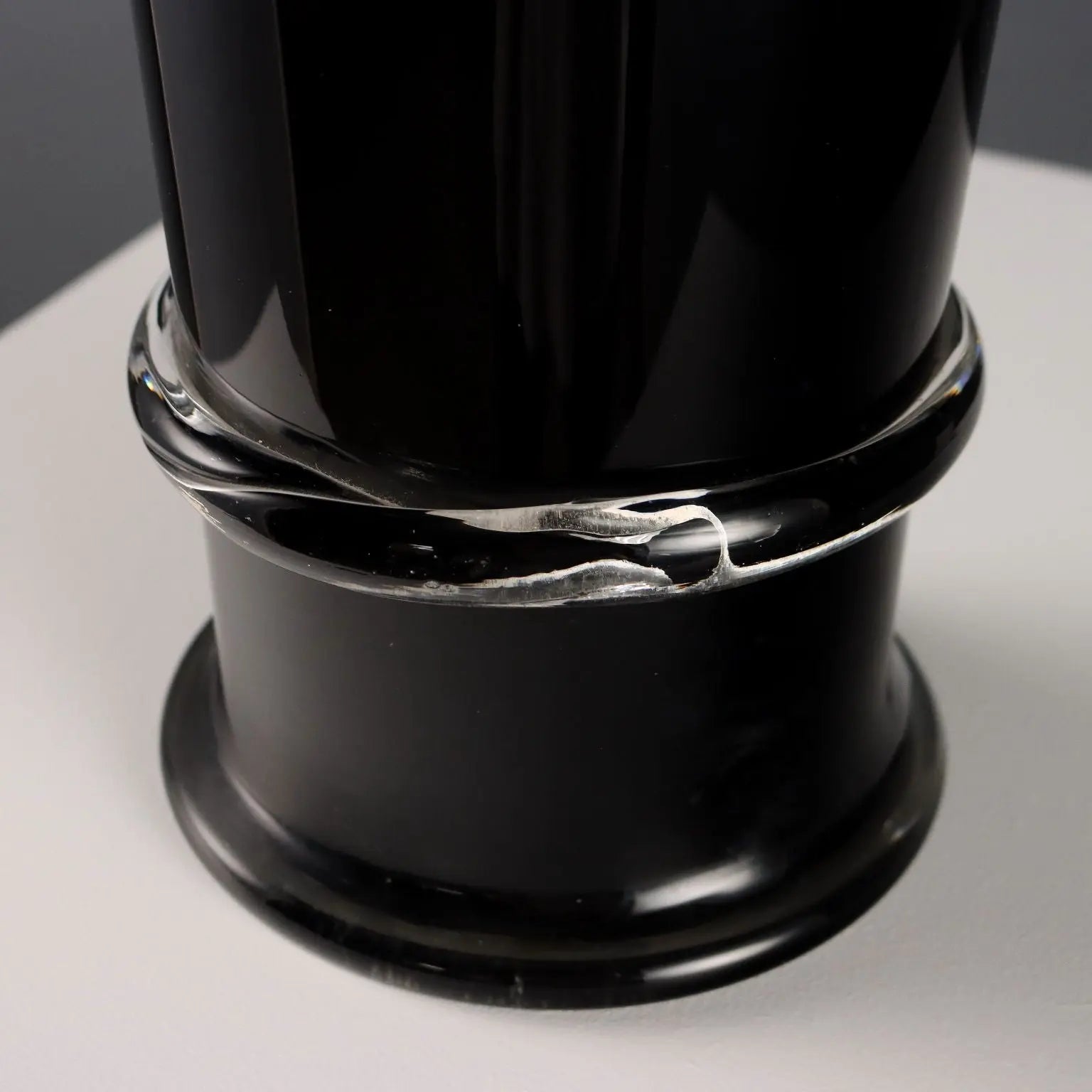 Vintage Vase Seguso Man. Vetri d'Arte Italy 1980s - Italy, 1980s | Modernism | 