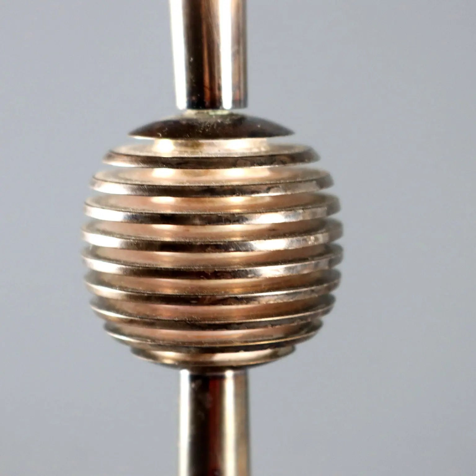 Vintage Candelabra Silvered Metal Lino Sabattini Italy 1960s - Italy, 1960s | Modernism | 
