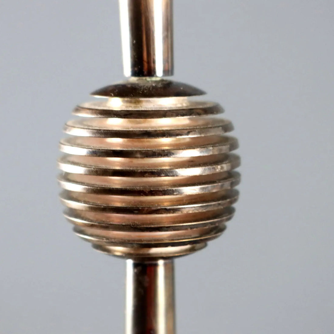 Vintage Candelabra Silvered Metal Lino Sabattini Italy 1960s - Italy, 1960s | Modernism | 