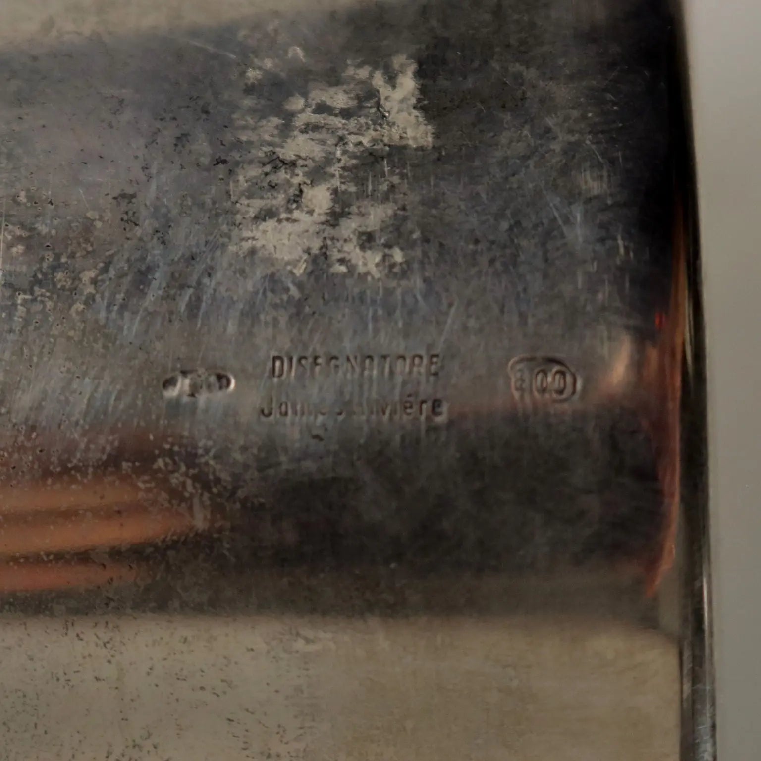 Vintage Vase Silver Glass James Rivière Italy 1970s - Italy, 1970s | Modernism | 
