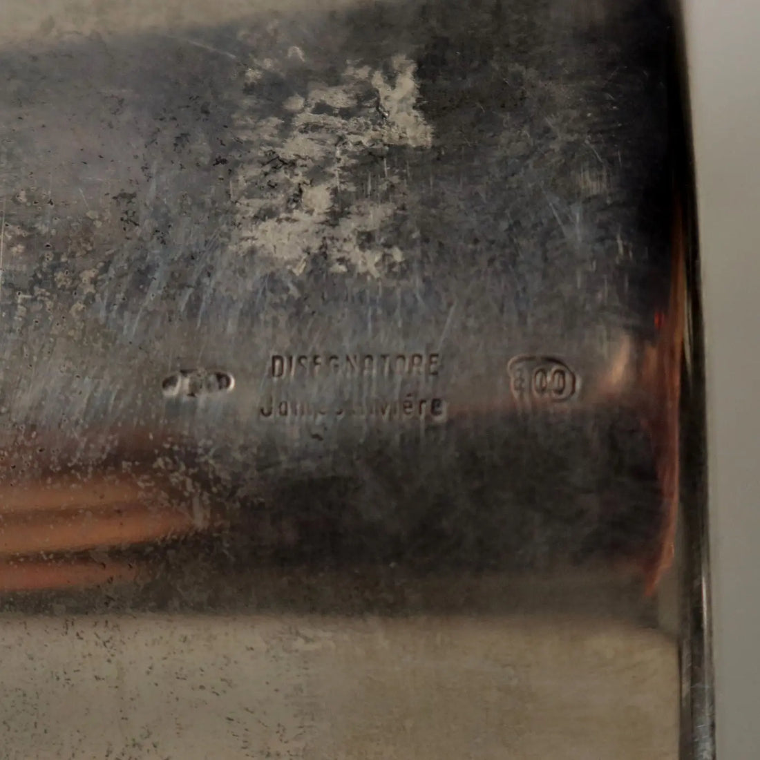 Vintage Vase Silver Glass James Rivière Italy 1970s - Italy, 1970s | Modernism | 
