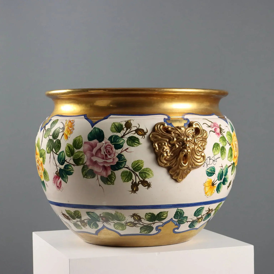 Vintage Vase Ceramic Manifattura Batignani Florence XX Century - Italy, XX Century | Modernism | 