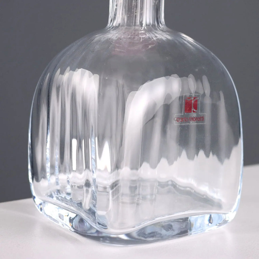 Vintage Bottle Carlo Moretti Murano Manufacture Italy 1980s - Italy, 1980s | Modernism | 