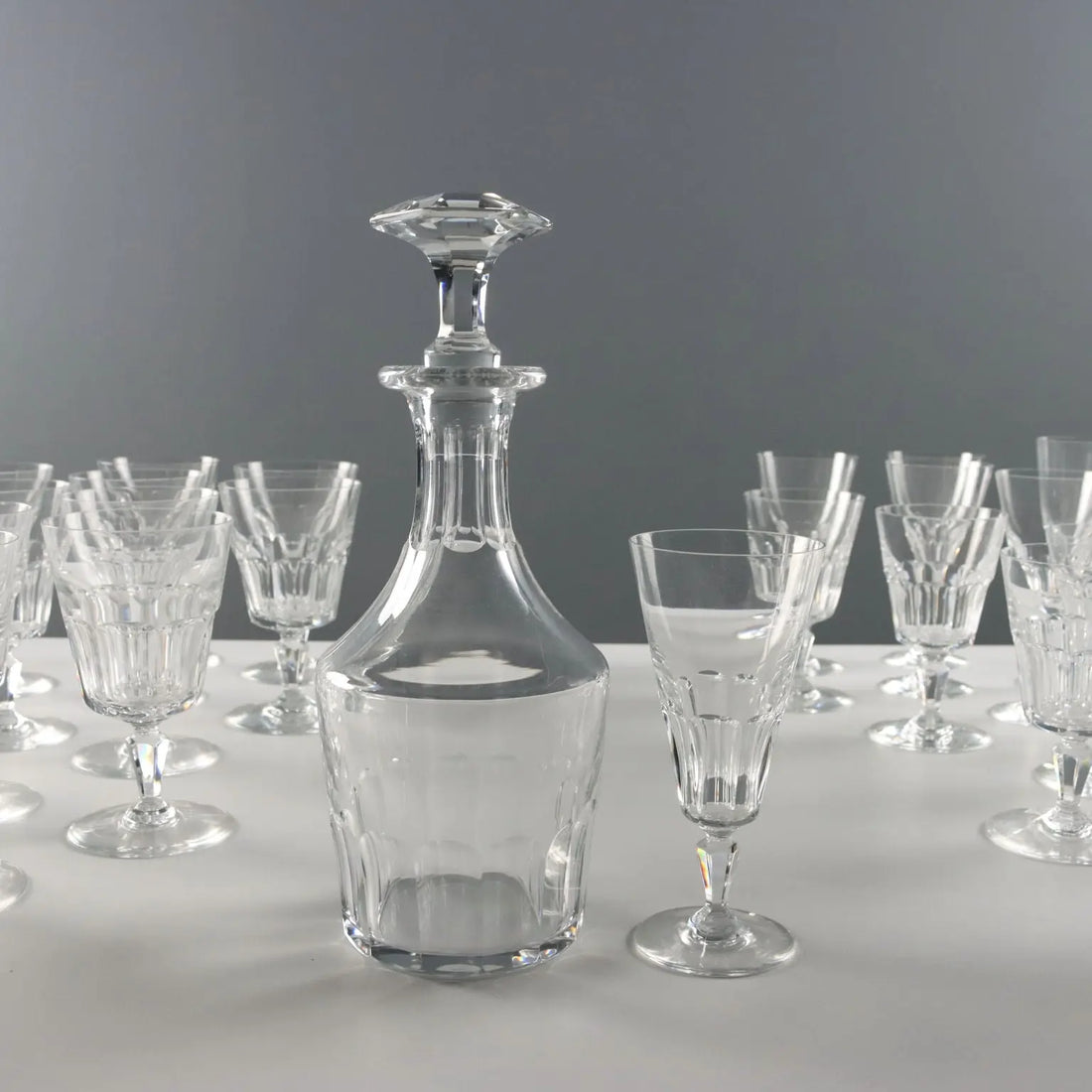 Vintage Glasses Set Baccarat Crystal France XX Century - France, Mid XX Century | Modernism | 