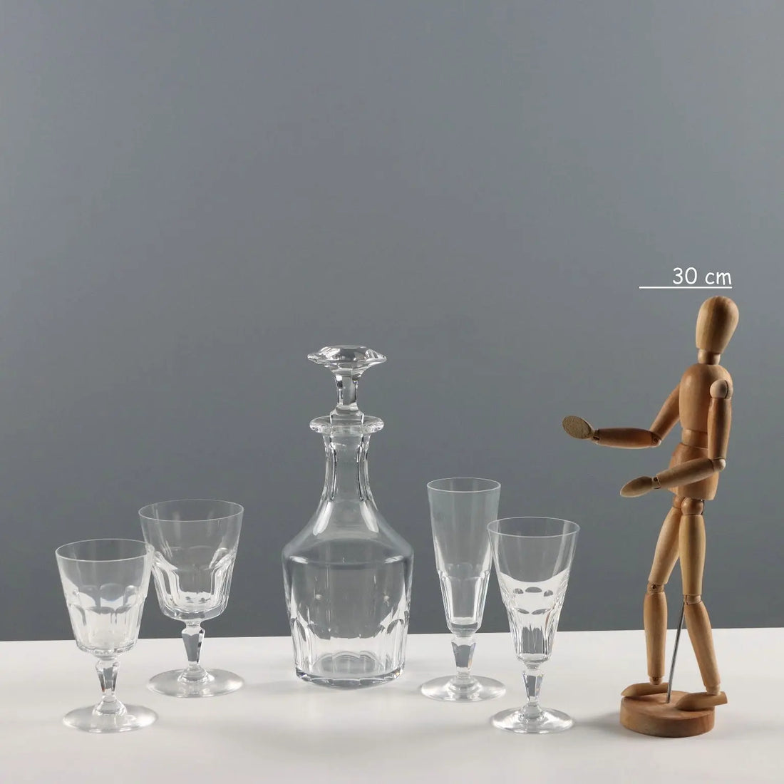 Vintage Glasses Set Baccarat Crystal France XX Century - France, Mid XX Century | Modernism | 