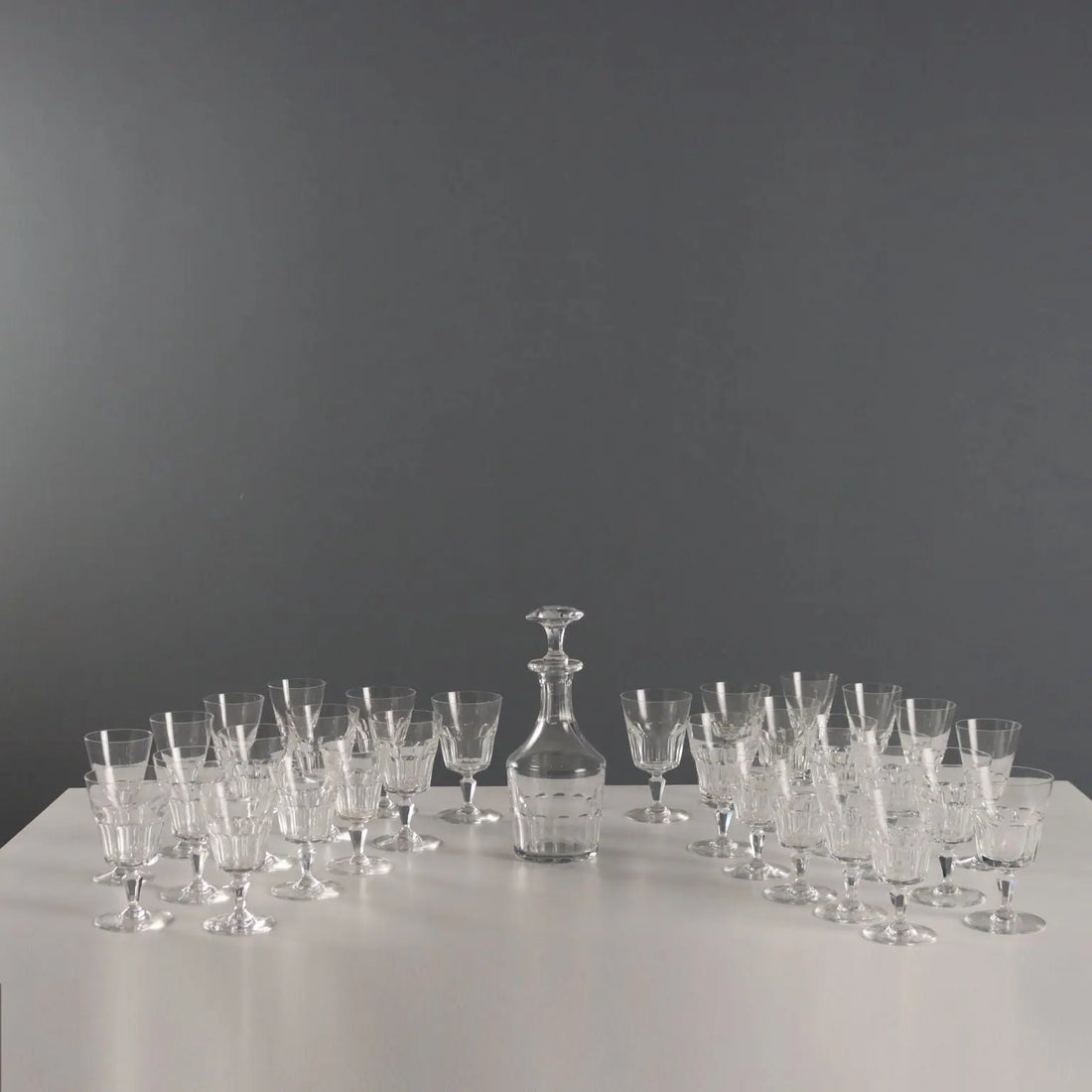 Vintage Glasses Set Baccarat Crystal France XX Century - France, Mid XX Century | Modernism | 