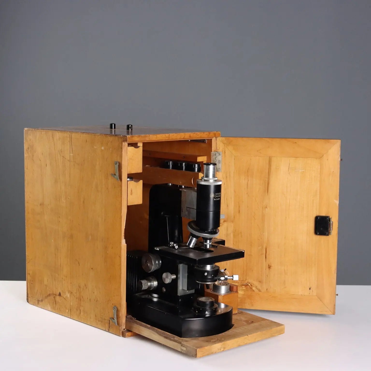 Professional Microscope Officine Galileo Vintage Italy 1950s - Italy, 1950s | Modernism | 